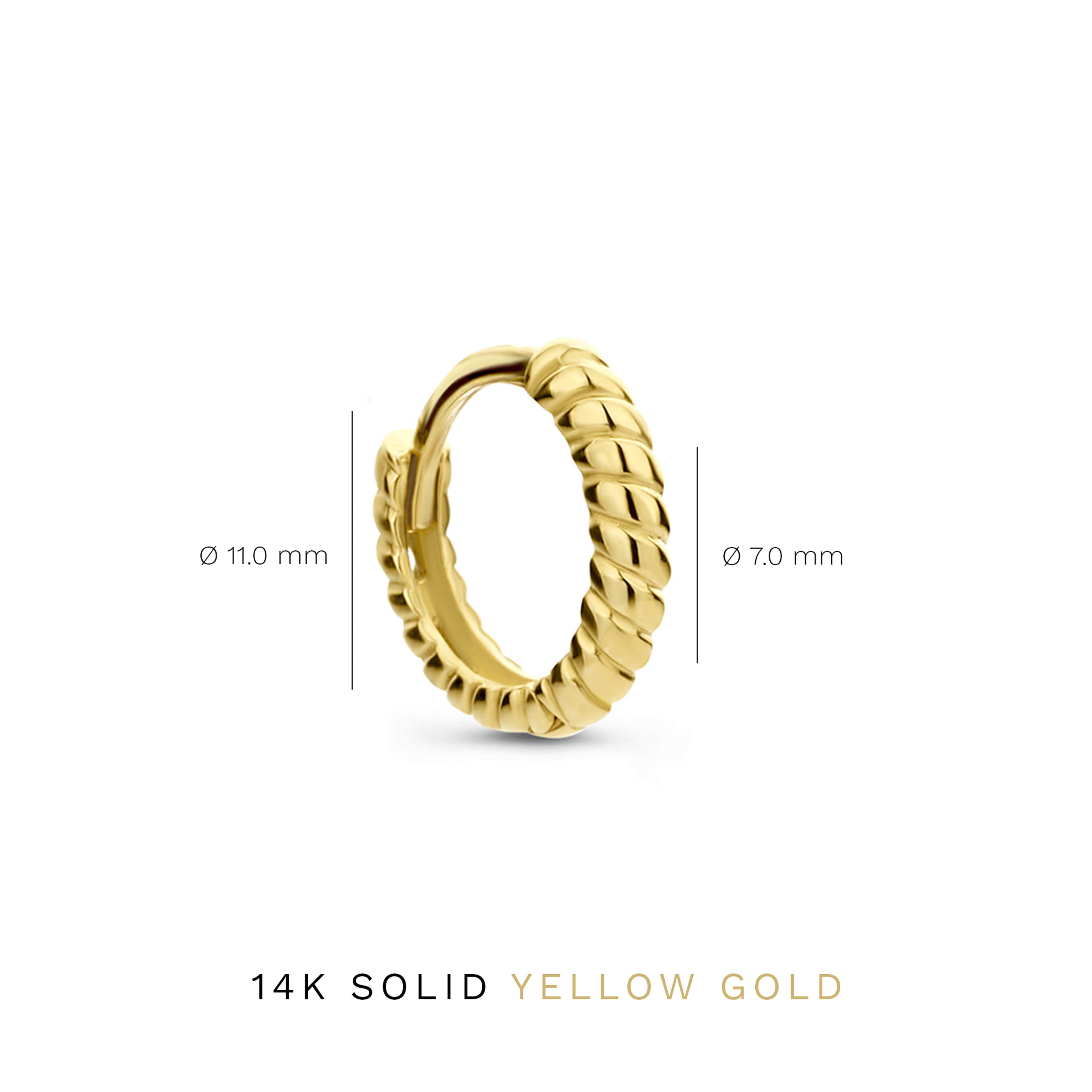 Le Marais 14 Karat Guld Örhängen, från Isabel Bernard. Klicka för att öppna bilden i stort format