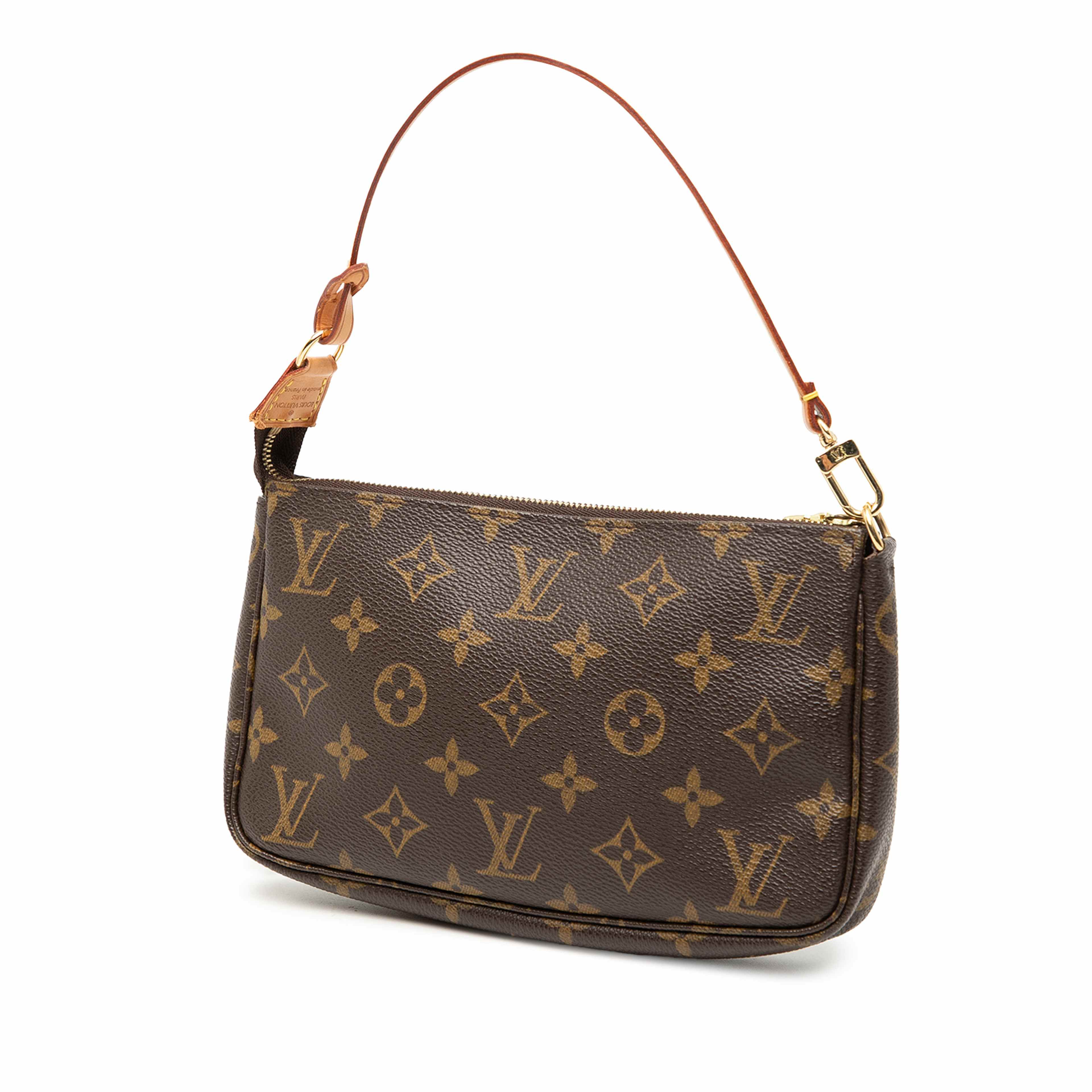 Louis Vuitton Monogram Pochette Accessoires, från Luxclusif, i färgen brown. Klicka för att öppna bilden i stort format