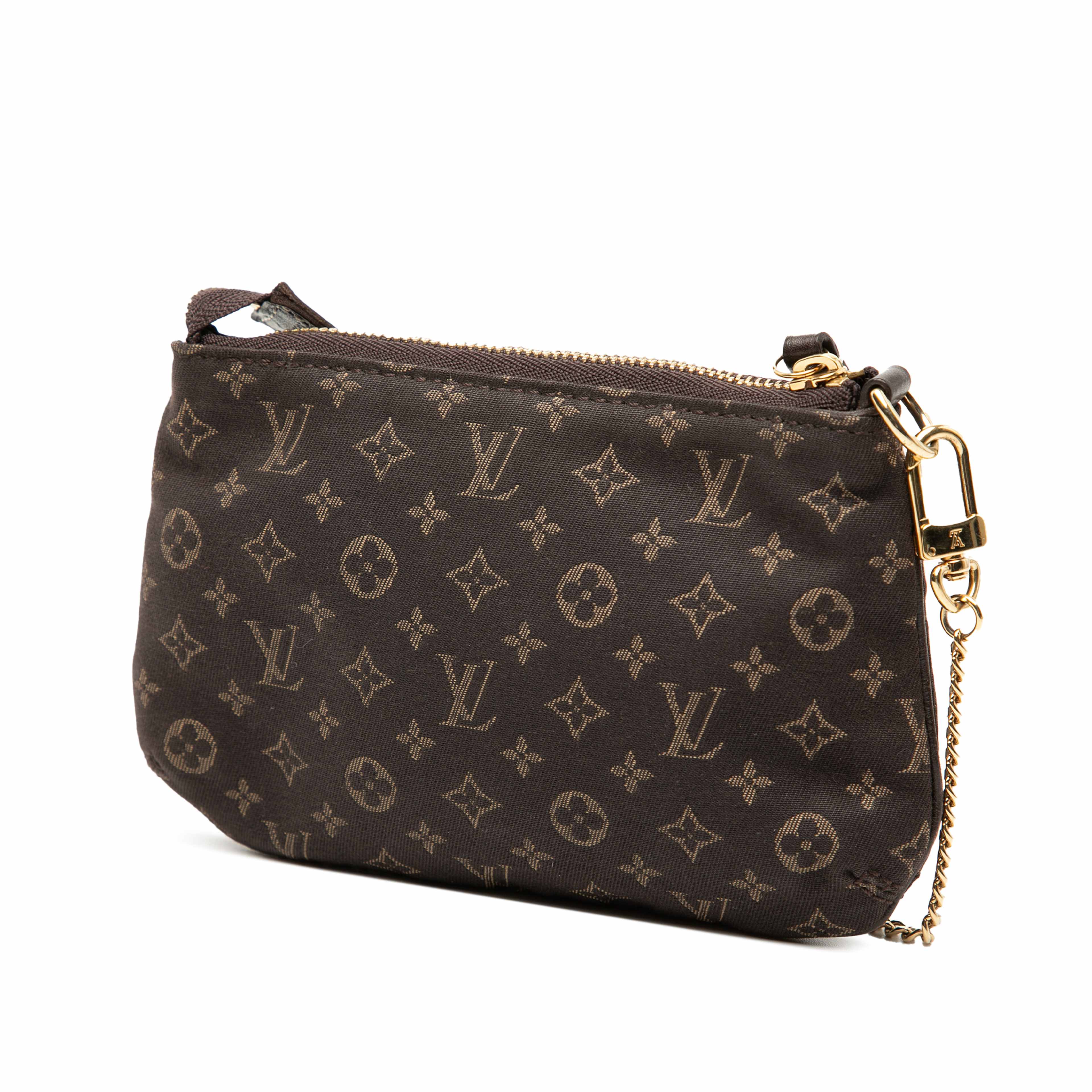 Louis Vuitton Monogram Idylle Mini Pochette Accessoires, från Luxclusif, i färgen dark brown. Klicka för att öppna bilden i stort format