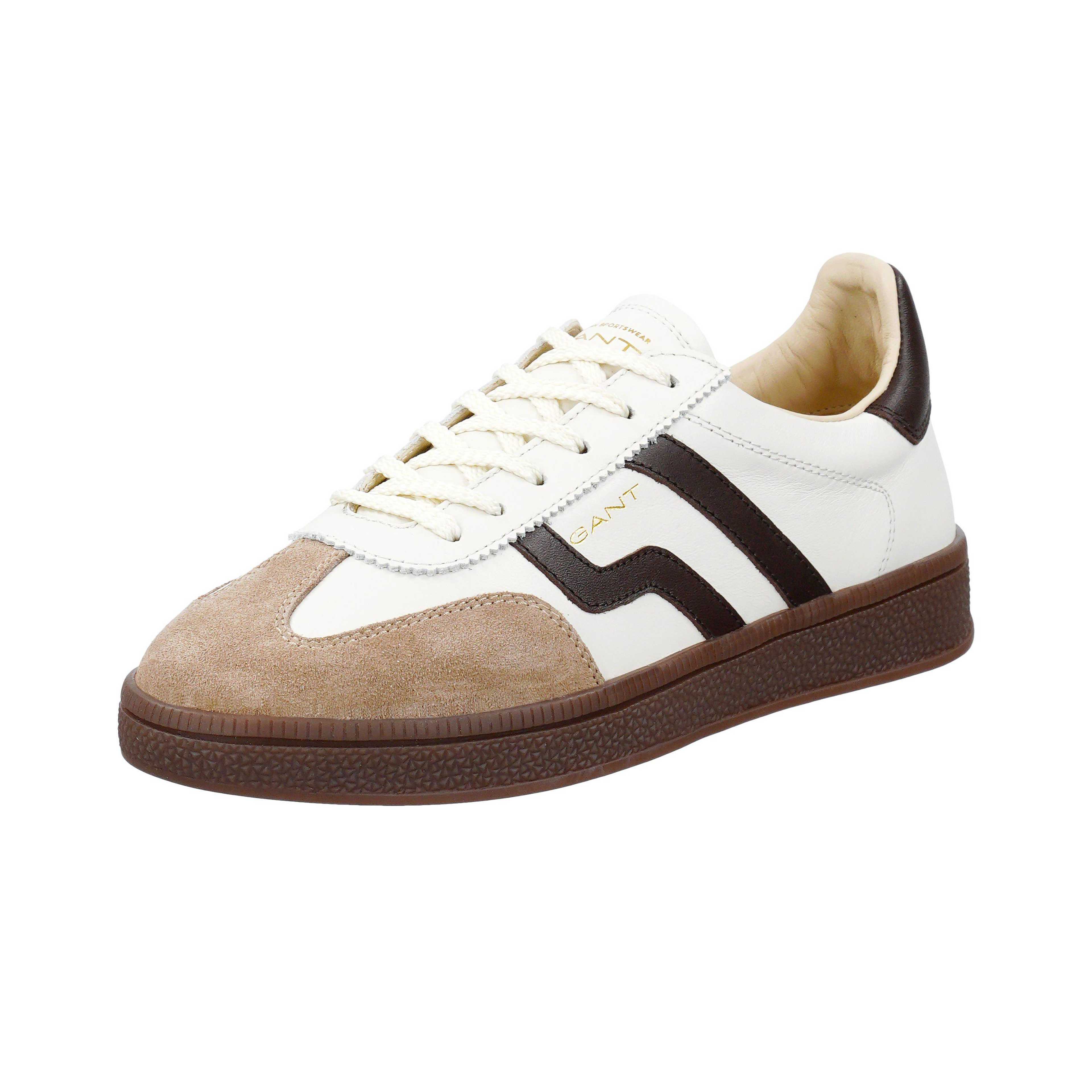 Cuzima Sneaker, från GANT Footwear, i färgen g91 - off white/brown. Klicka för att öppna bilden i stort format