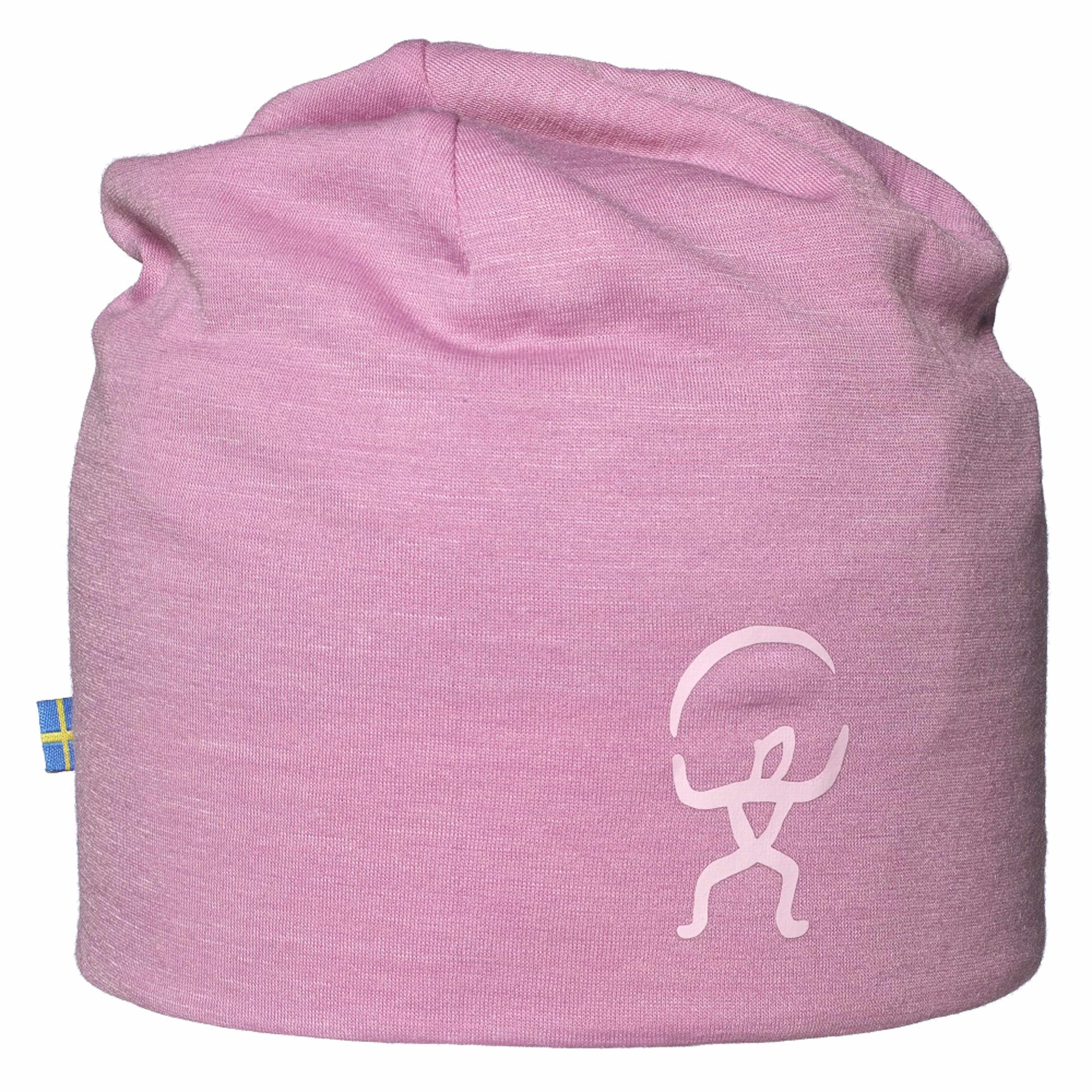 Husky Beanie, från ISBJÖRN of Sweden, i färgen dusty pink. Klicka för att öppna bilden i stort format
