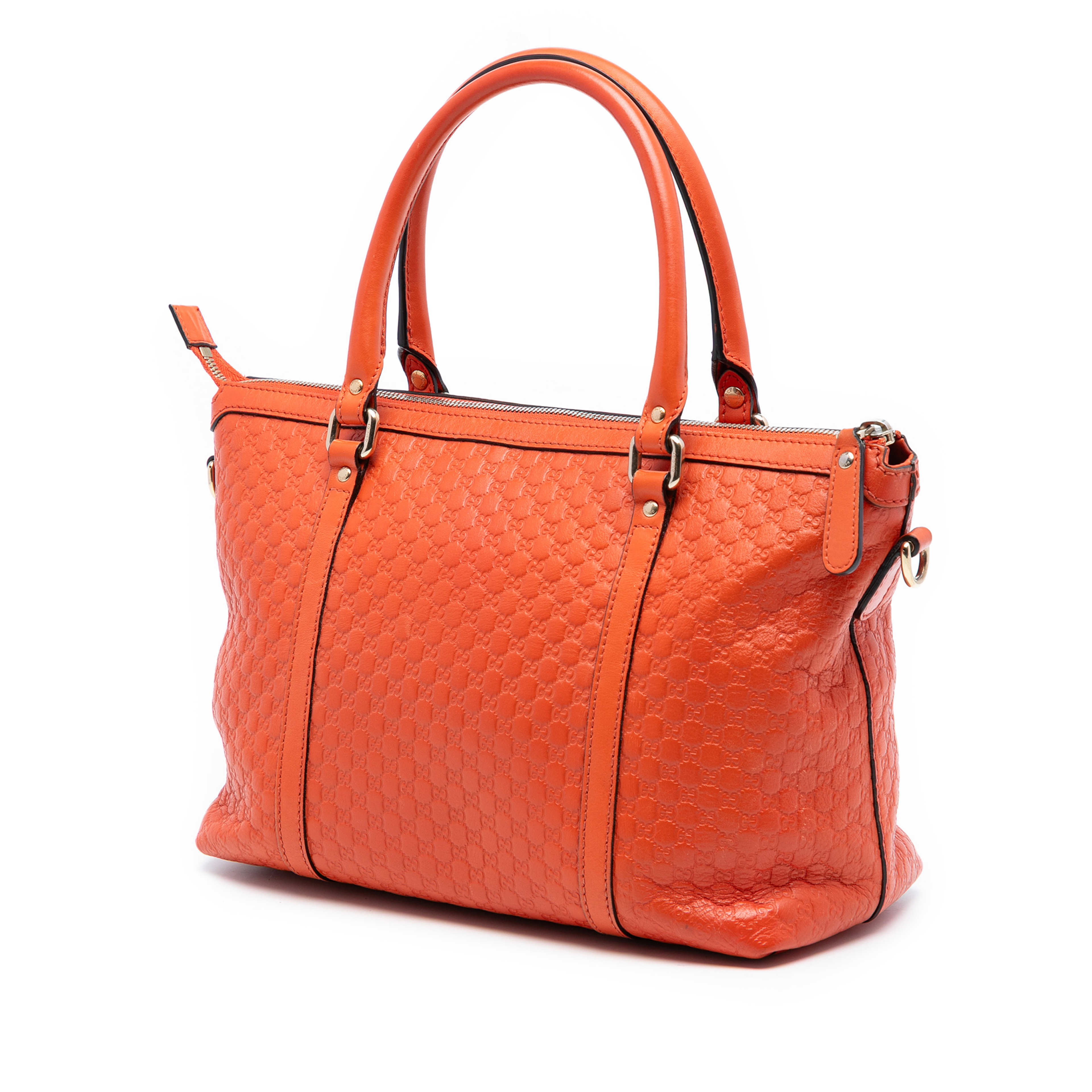 Gucci Small Microguccissima Joy Satchel, från Luxclusif, i färgen orange. Klicka för att öppna bilden i stort format