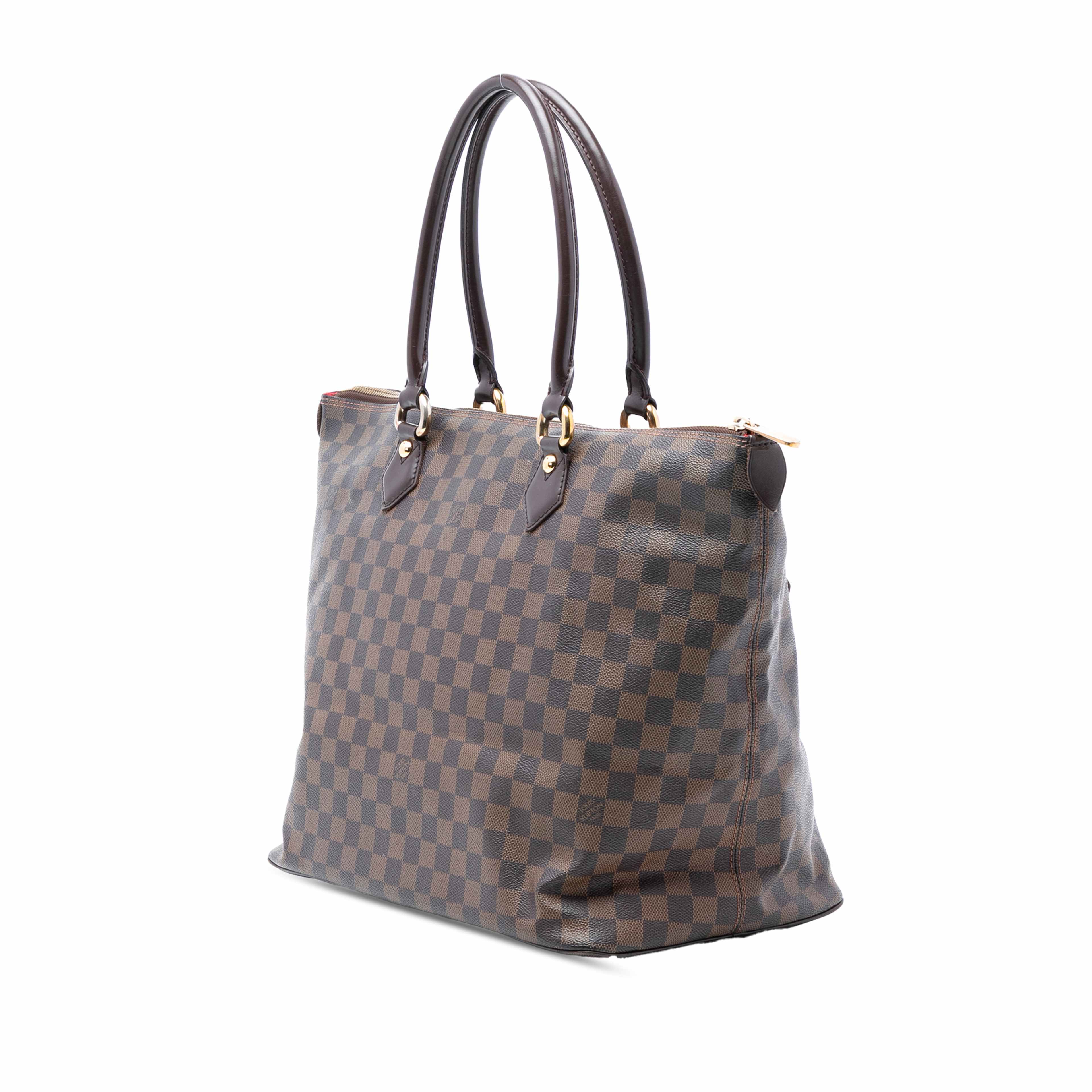 Louis Vuitton Damier Ebene Saleya Gm, från Luxclusif, i färgen brown. Klicka för att öppna bilden i stort format