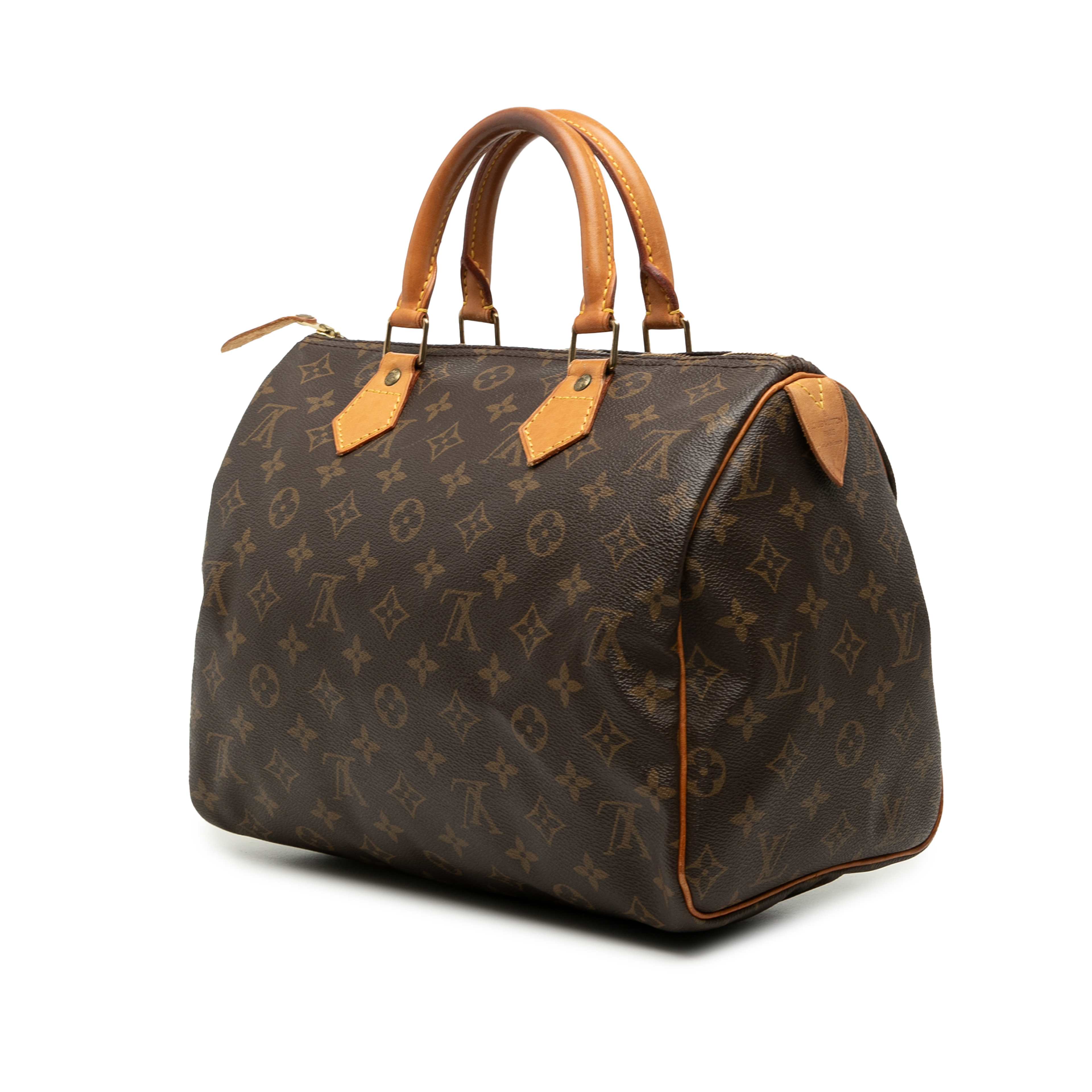 Louis Vuitton Monogram Speedy 30, från Luxclusif, i färgen brun. Klicka för att öppna bilden i stort format