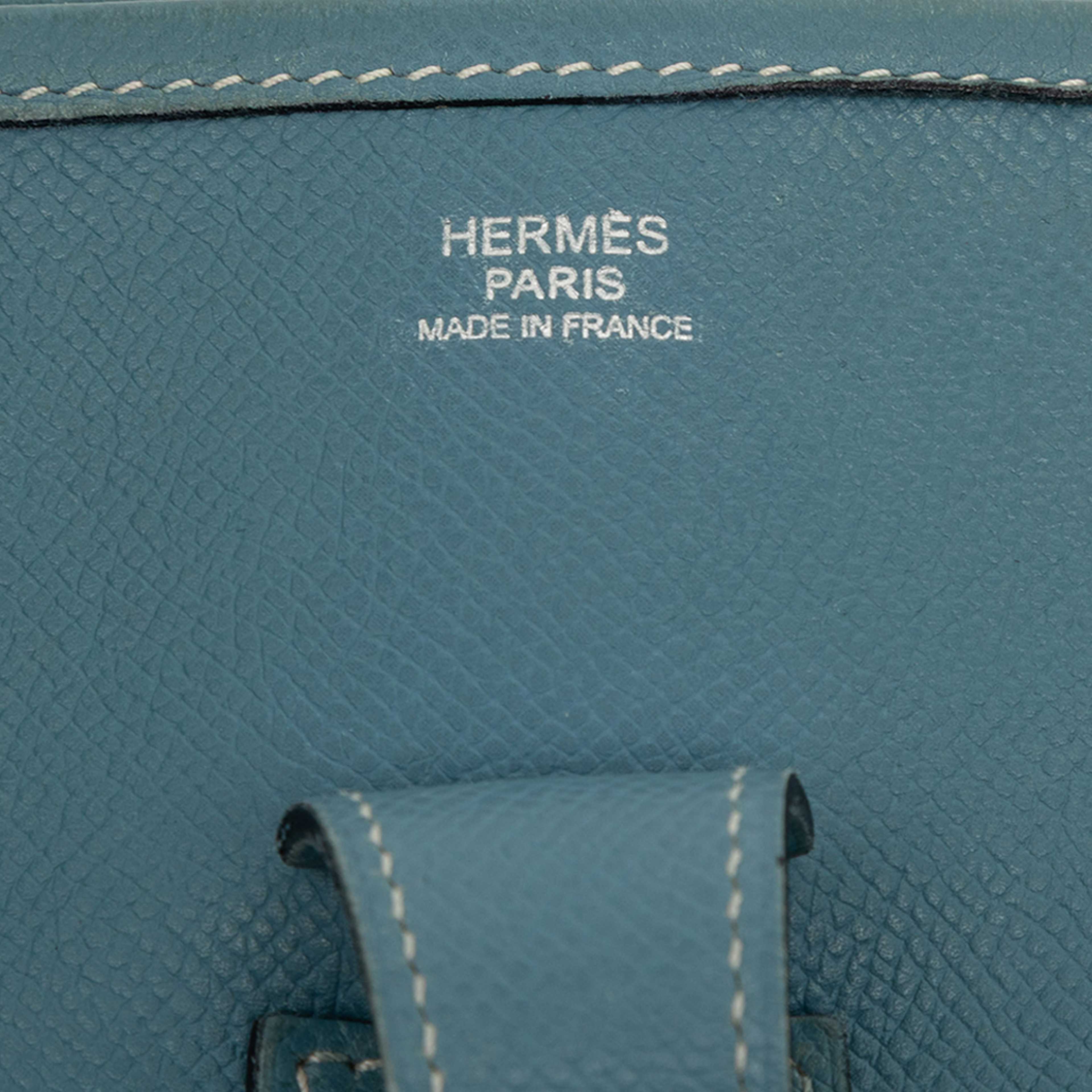 Hermès Epsom Evelyne Ii 29, från Luxclusif, i färgen peacock. Klicka för att öppna bilden i stort format