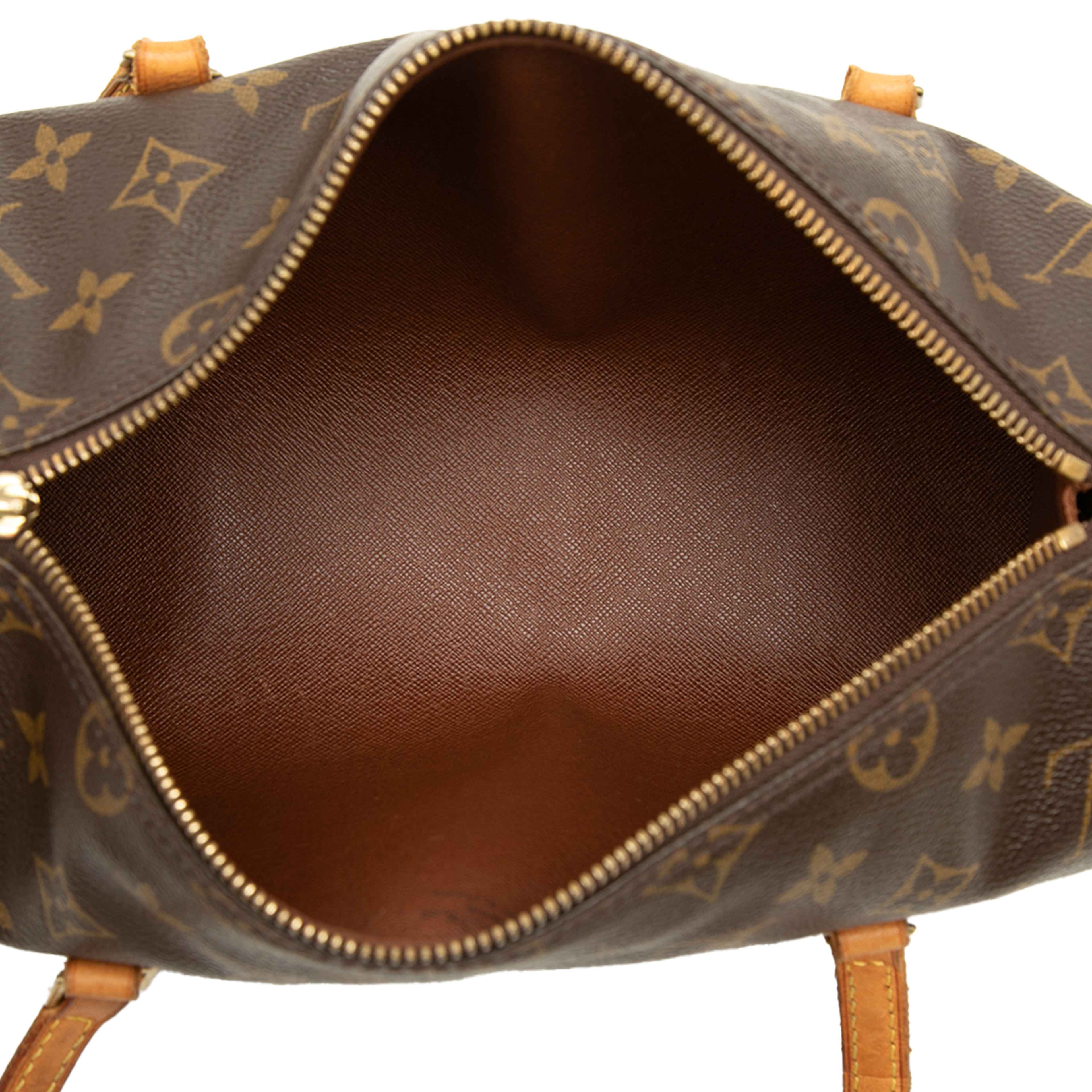 Louis Vuitton Monogram Papillon 28, från Luxclusif, i färgen brun. Klicka för att öppna bilden i stort format