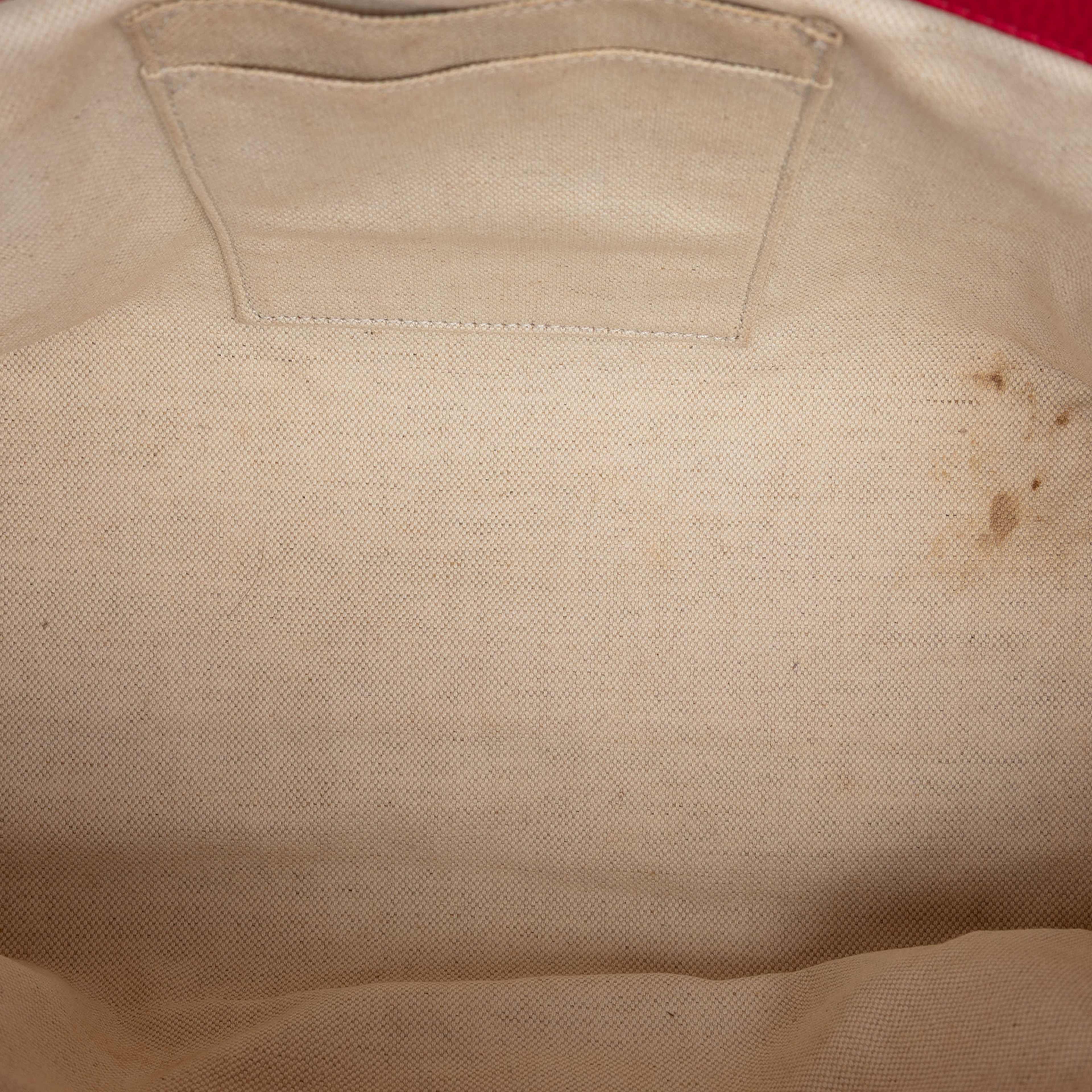 Gucci Small Leather Swing Tote, från Luxclusif, i färgen orange. Klicka för att öppna bilden i stort format