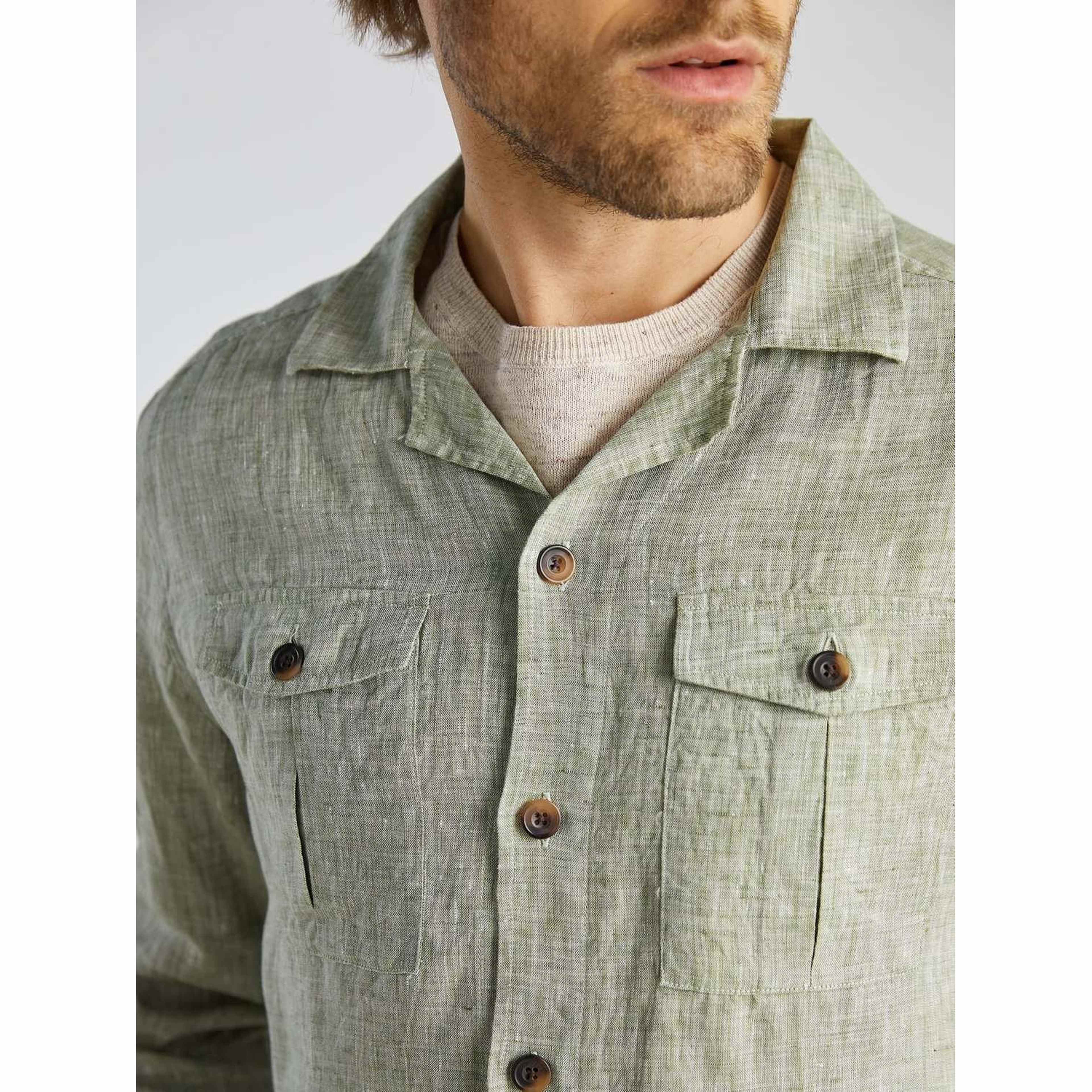 Overshirt Herr I Linne