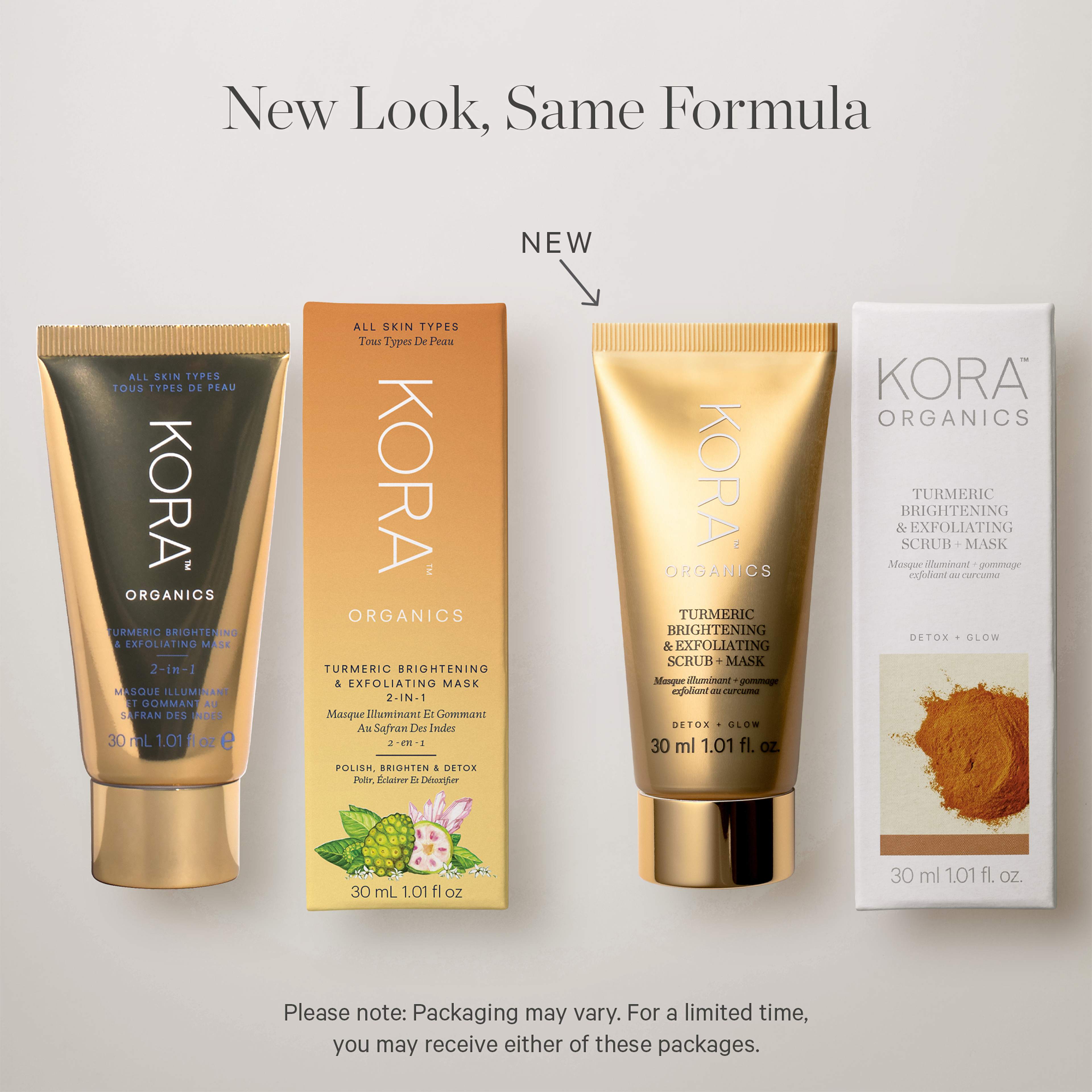 Turmeric Brightening & Exfoliating Mask 2-in-1