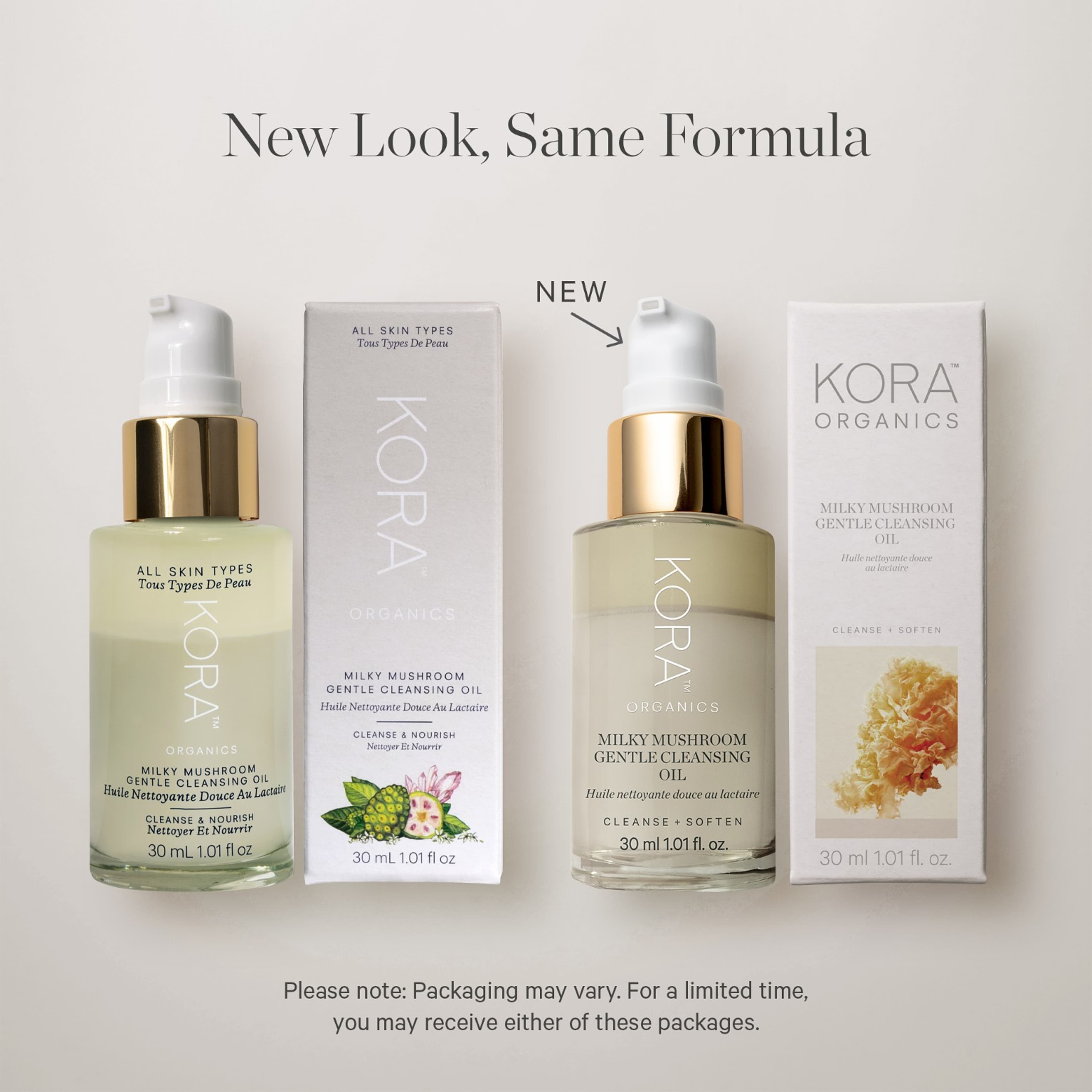 Milky Mushroom Gentle Cleansing Oil, från KORA Organics. Klicka för att öppna bilden i stort format