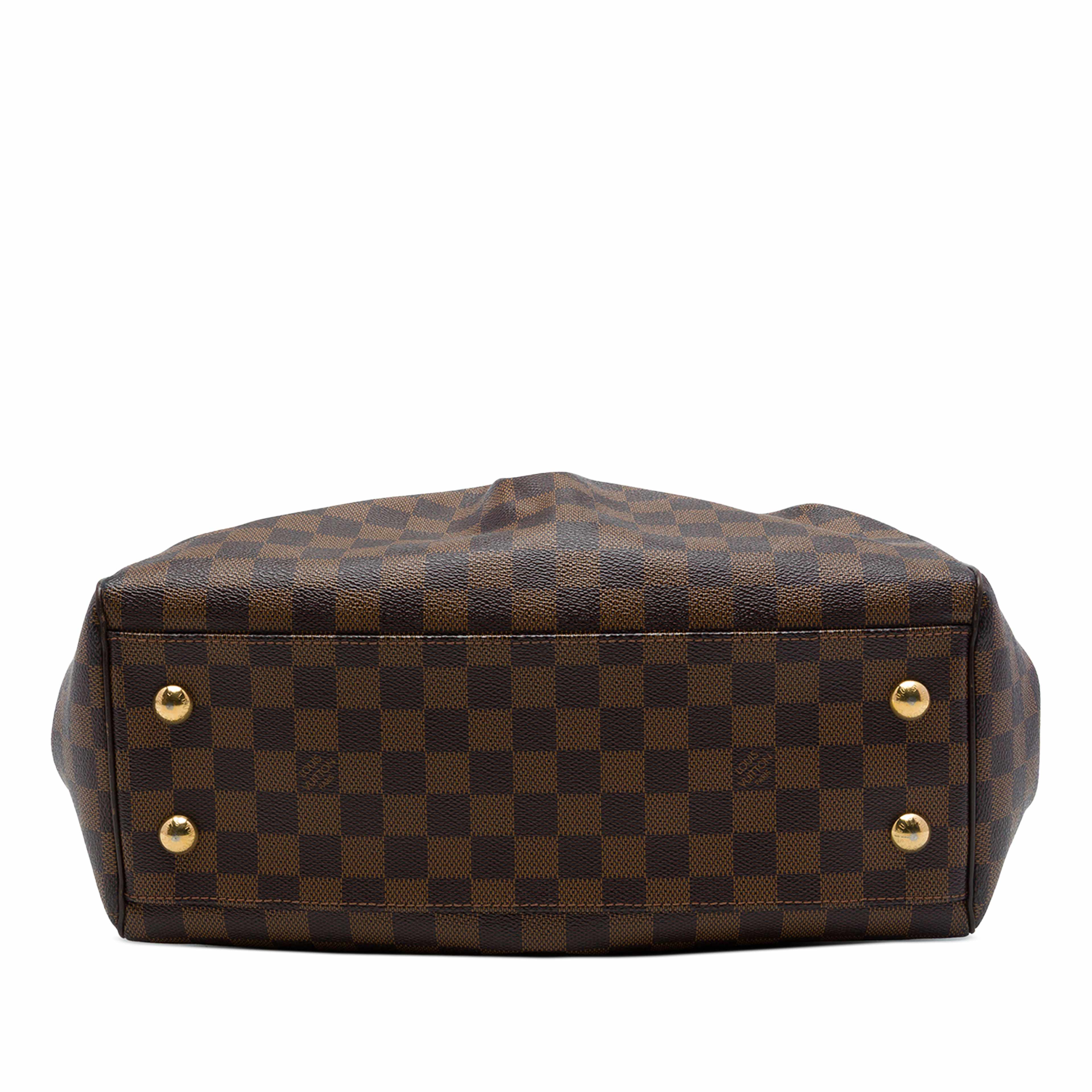 Louis Vuitton Damier Ebene Trevi Pm, från Luxclusif, i färgen brun. Klicka för att öppna bilden i stort format