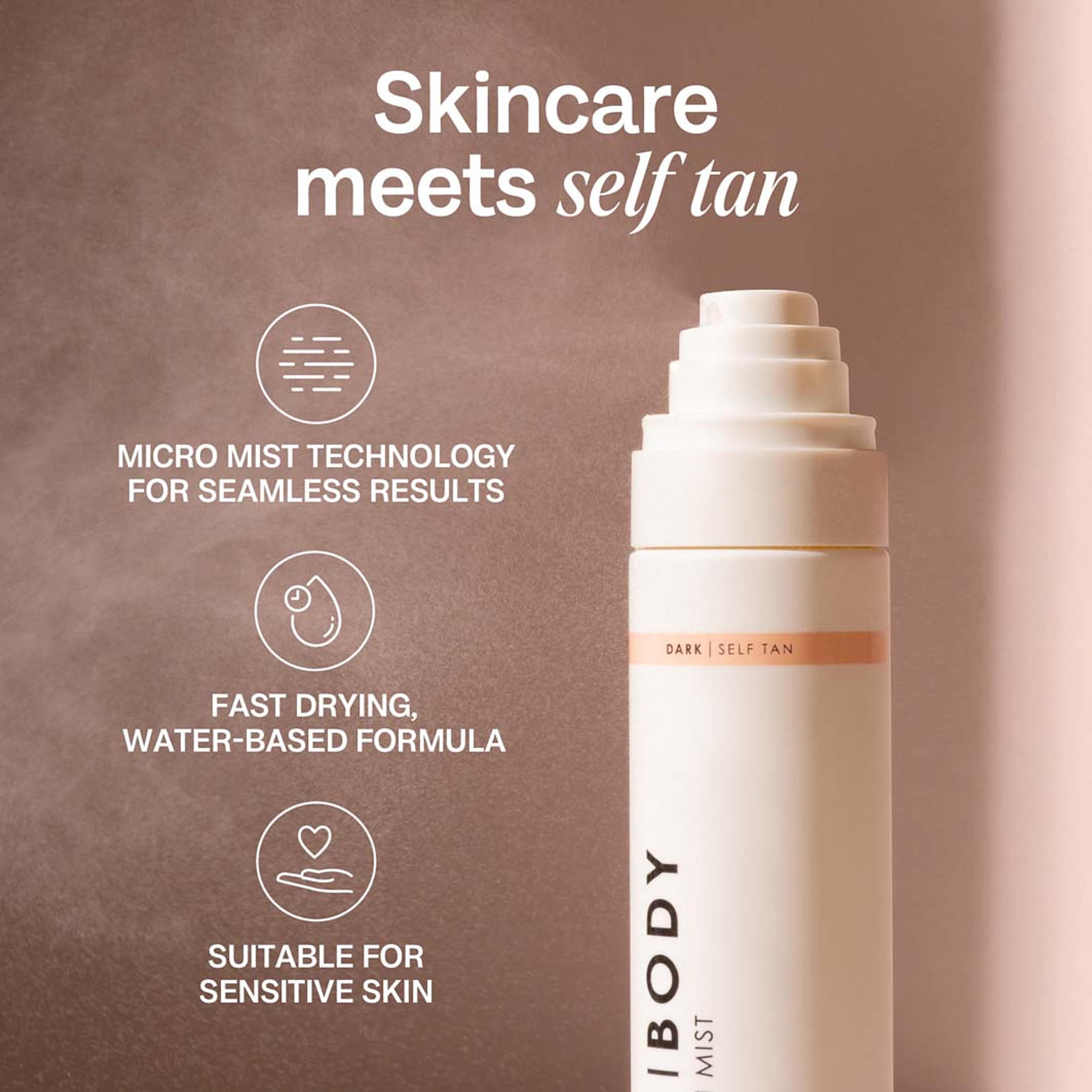 Face Tan Mist Dark, från BALI BODY. Klicka för att öppna bilden i stort format