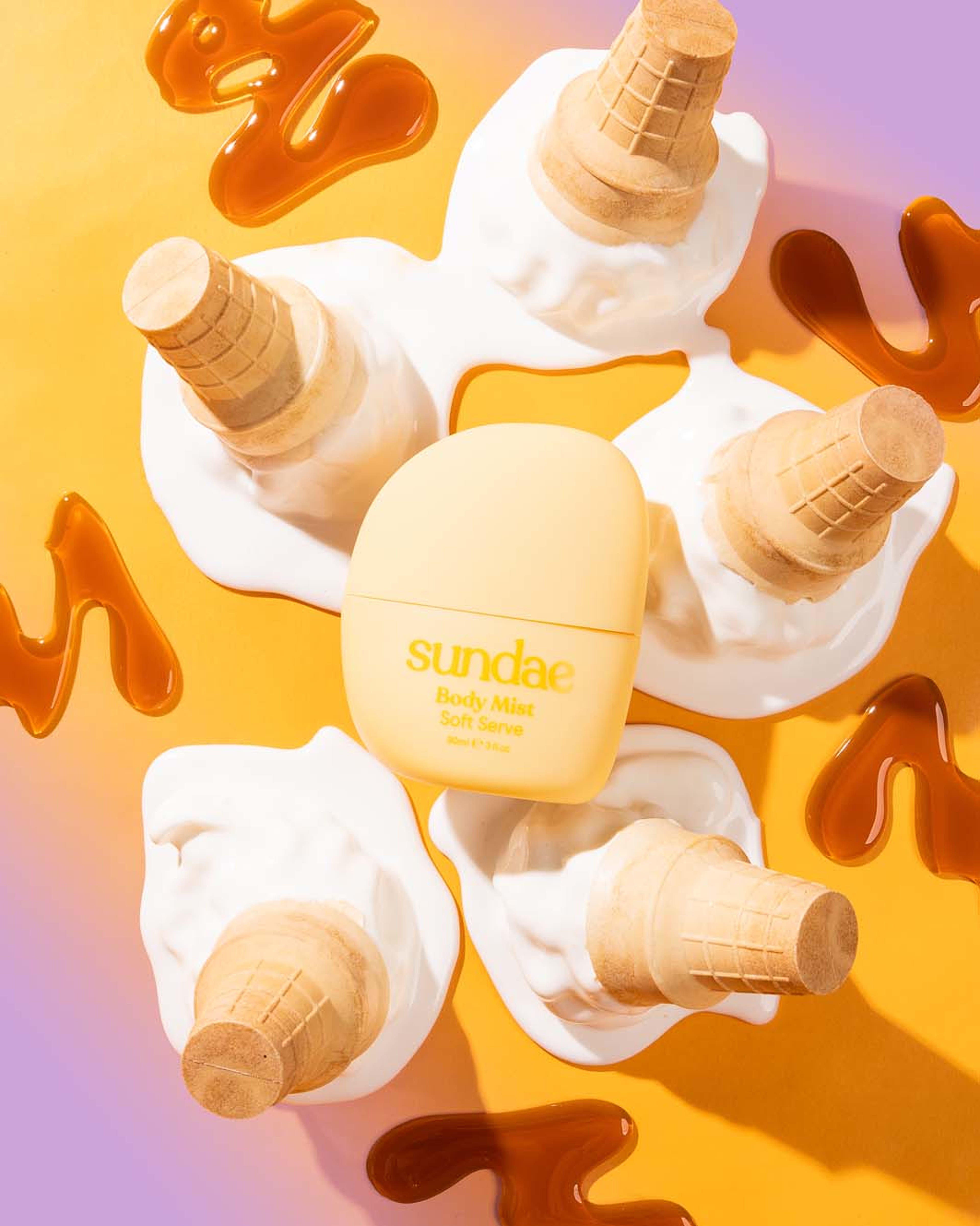 Hair & Body Mist - Soft Serve, från Sundae. Klicka för att öppna bilden i stort format