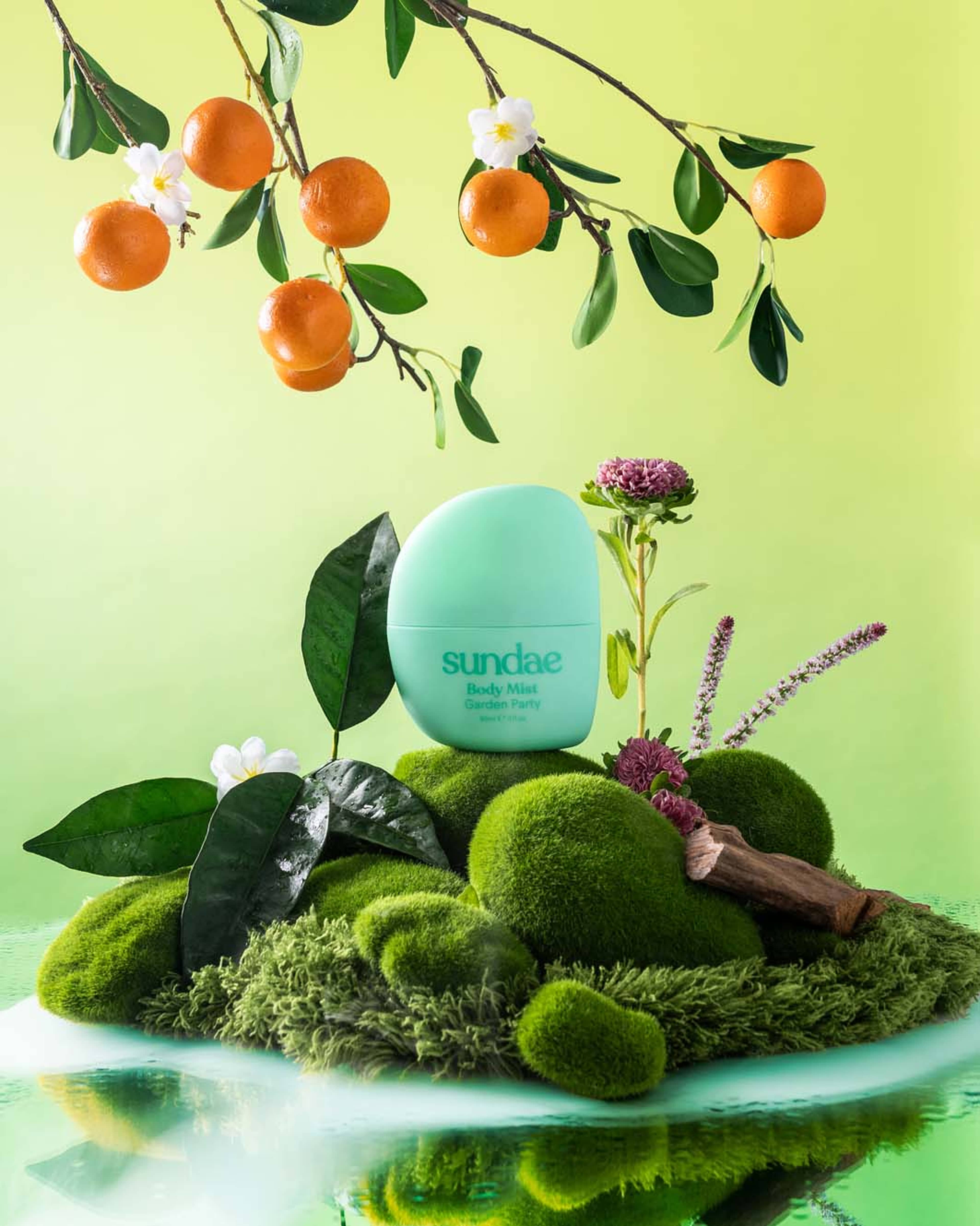 Hair & Body Mist - Garden Party, från Sundae. Klicka för att öppna bilden i stort format