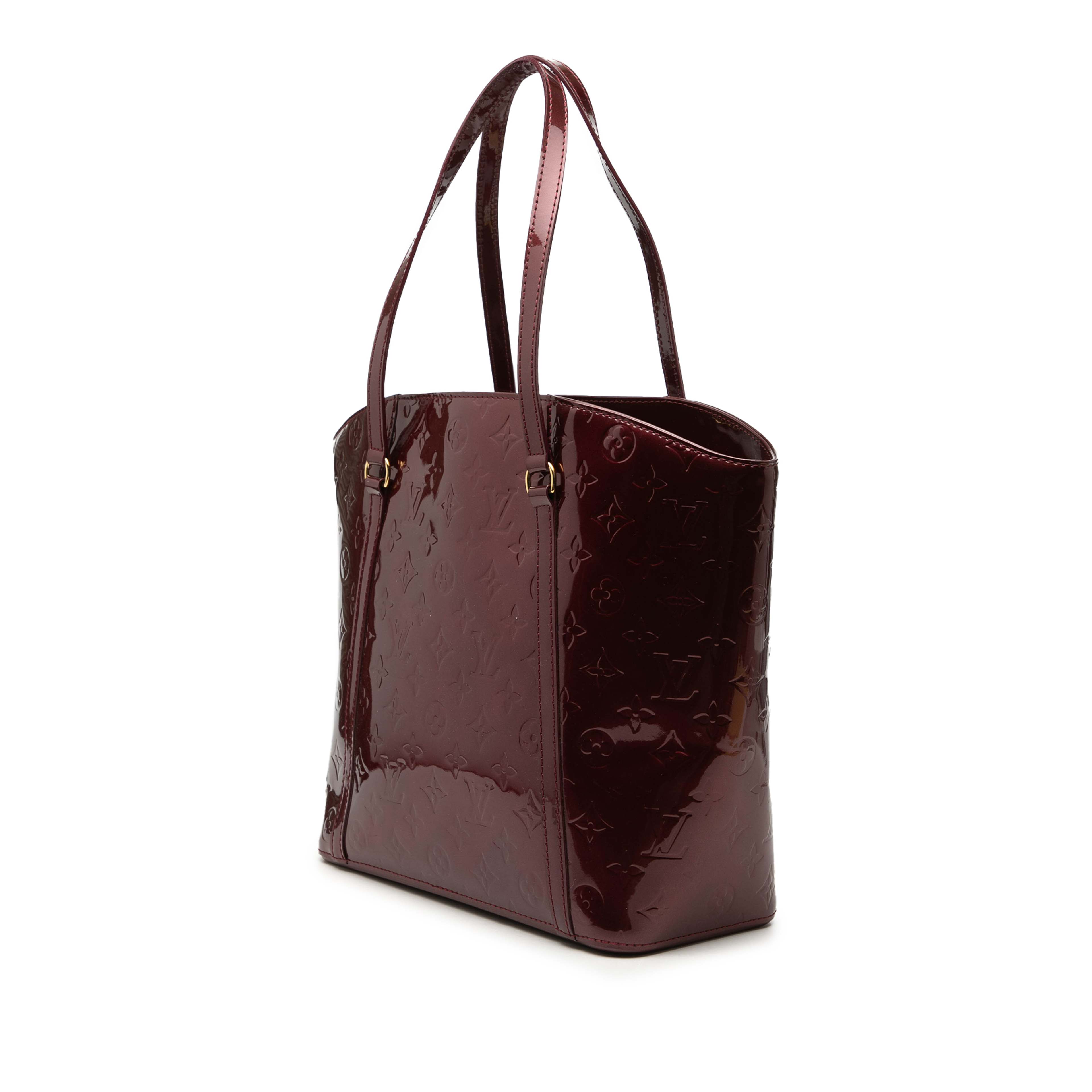 Louis Vuitton Mongoram Vernis Avalon Mm, från Luxclusif, i färgen röd. Klicka för att öppna bilden i stort format