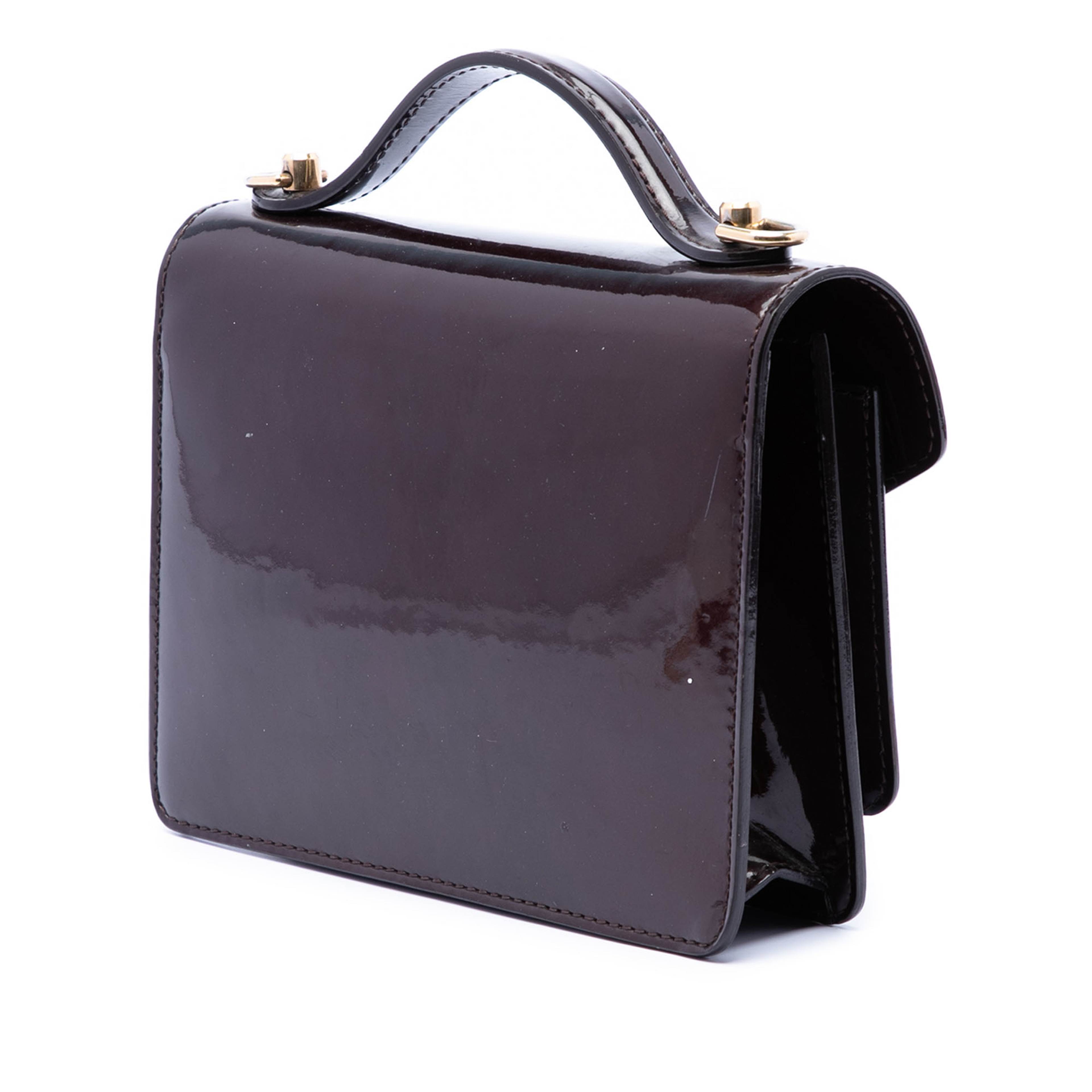 Louis Vuitton Vernis Monceau Bb, från Luxclusif, i färgen purple. Klicka för att öppna bilden i stort format