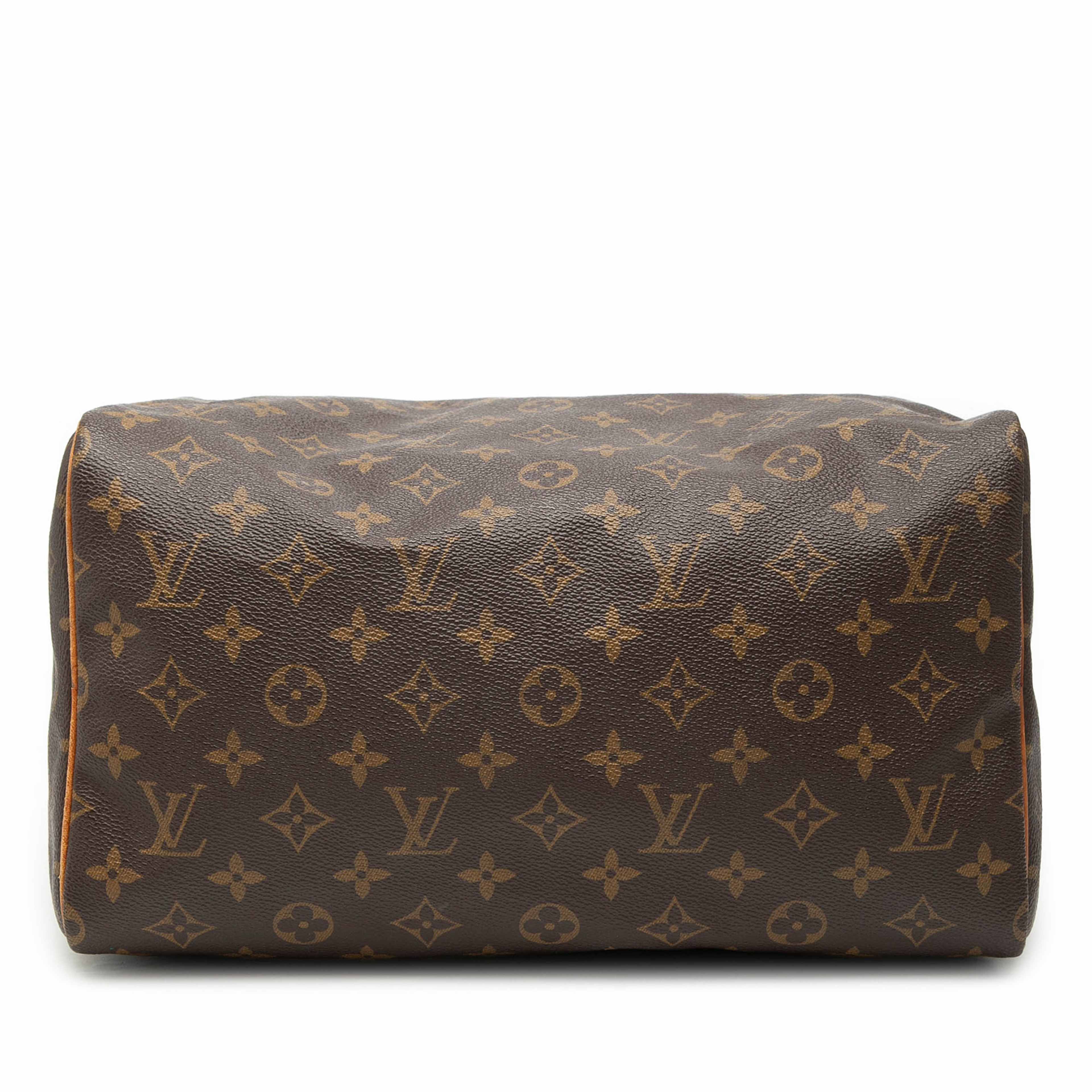 Louis Vuitton Monogram Speedy 30, från Luxclusif, i färgen brown. Klicka för att öppna bilden i stort format