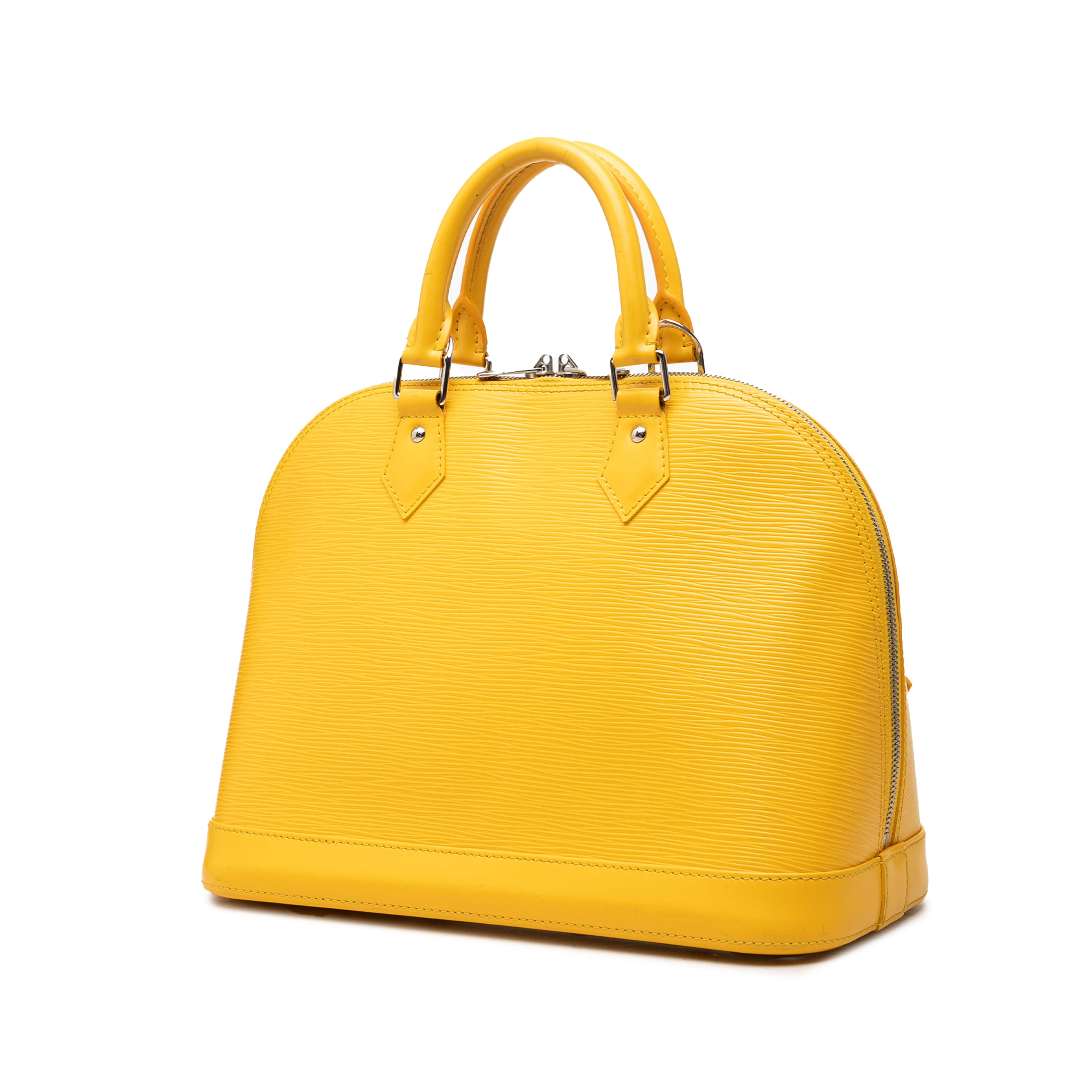 Louis Vuitton Epi Alma Pm, från Luxclusif, i färgen gul. Klicka för att öppna bilden i stort format