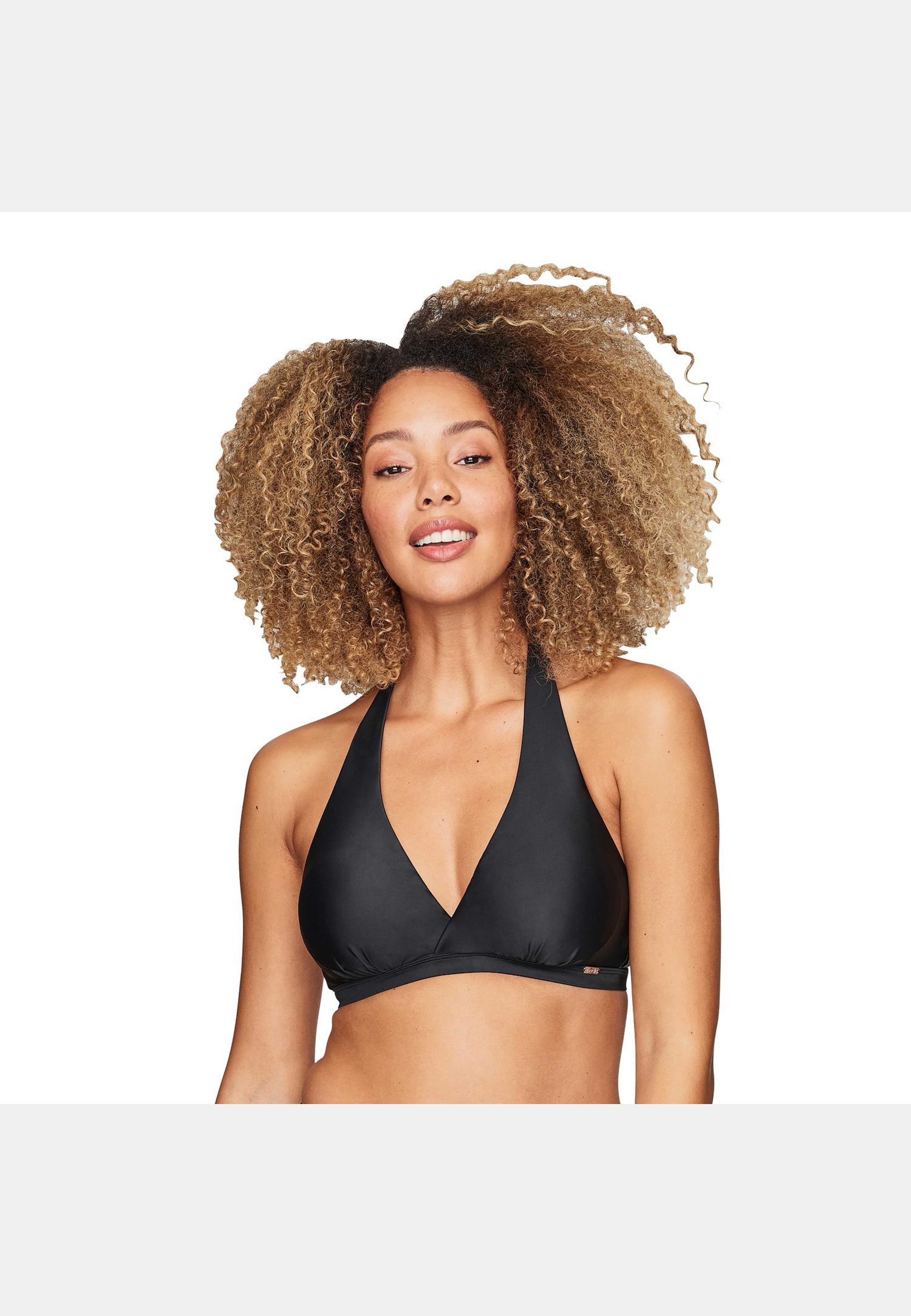 Maui Halterneck Bikini-bh, från Abecita by Swegmark, i färgen black. Klicka för att öppna bilden i stort format