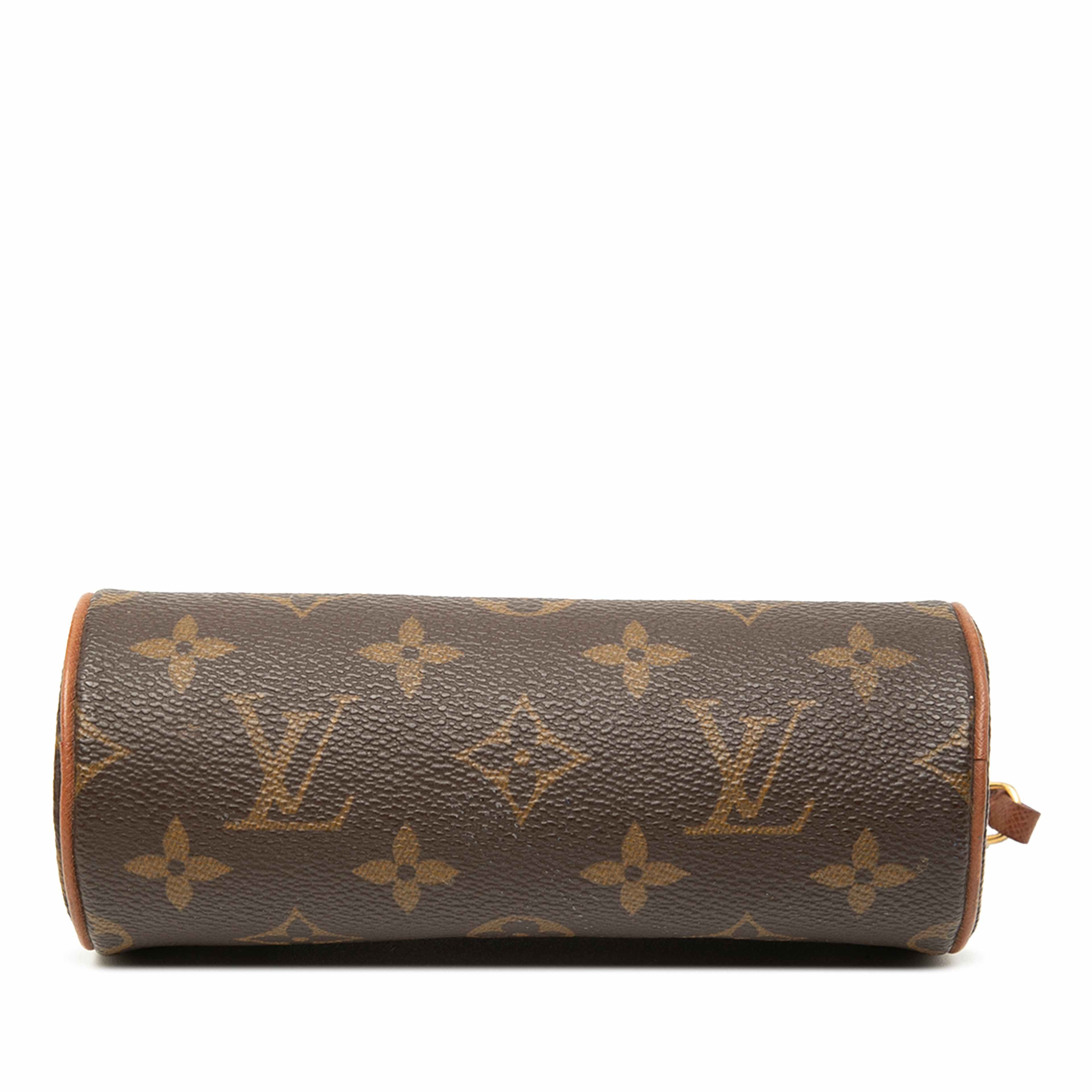 Louis Vuitton Monogram Papillon Pochette, från Luxclusif, i färgen brown. Klicka för att öppna bilden i stort format
