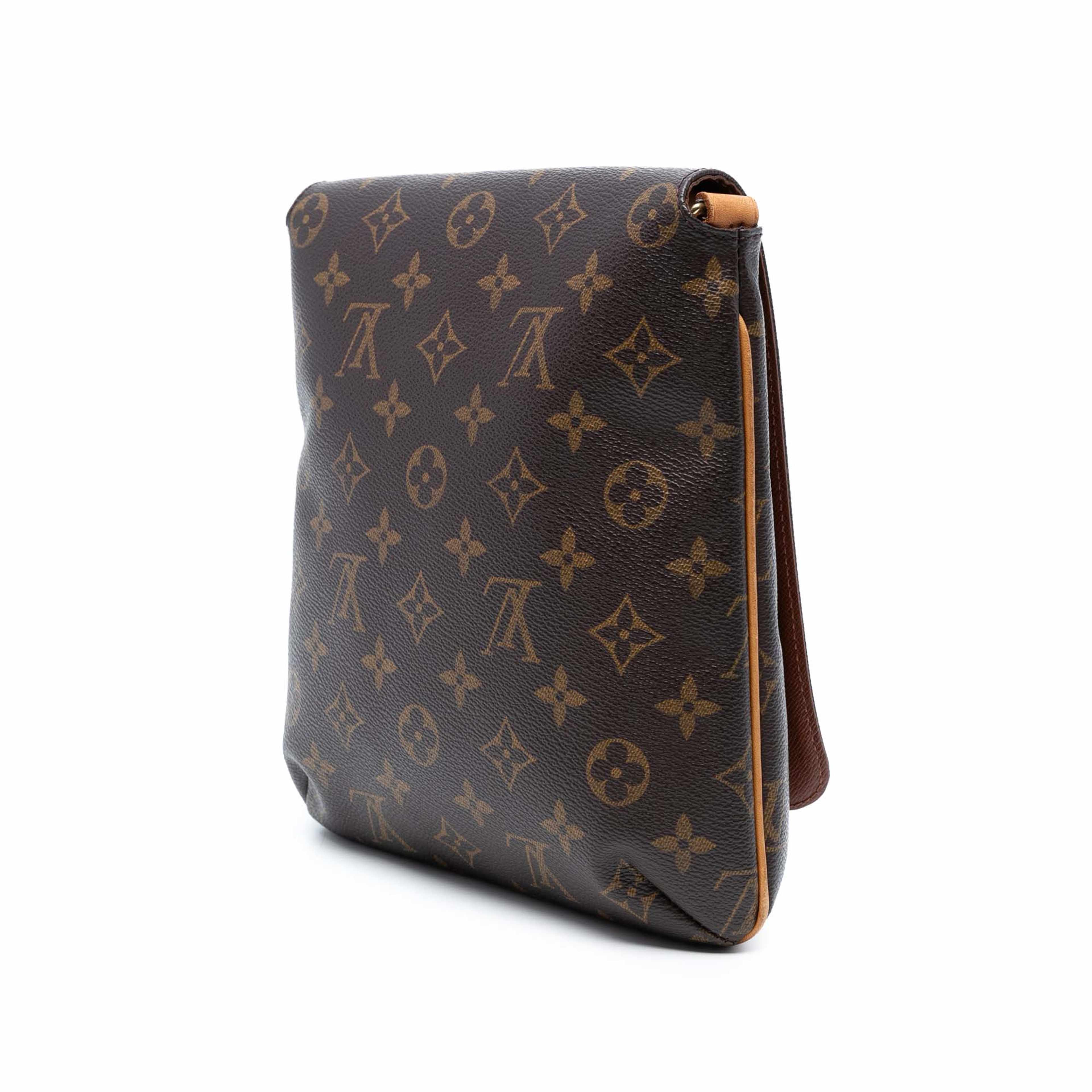 Louis Vuitton Monogram Musette Salsa Short Strap, från Luxclusif, i färgen brown. Klicka för att öppna bilden i stort format
