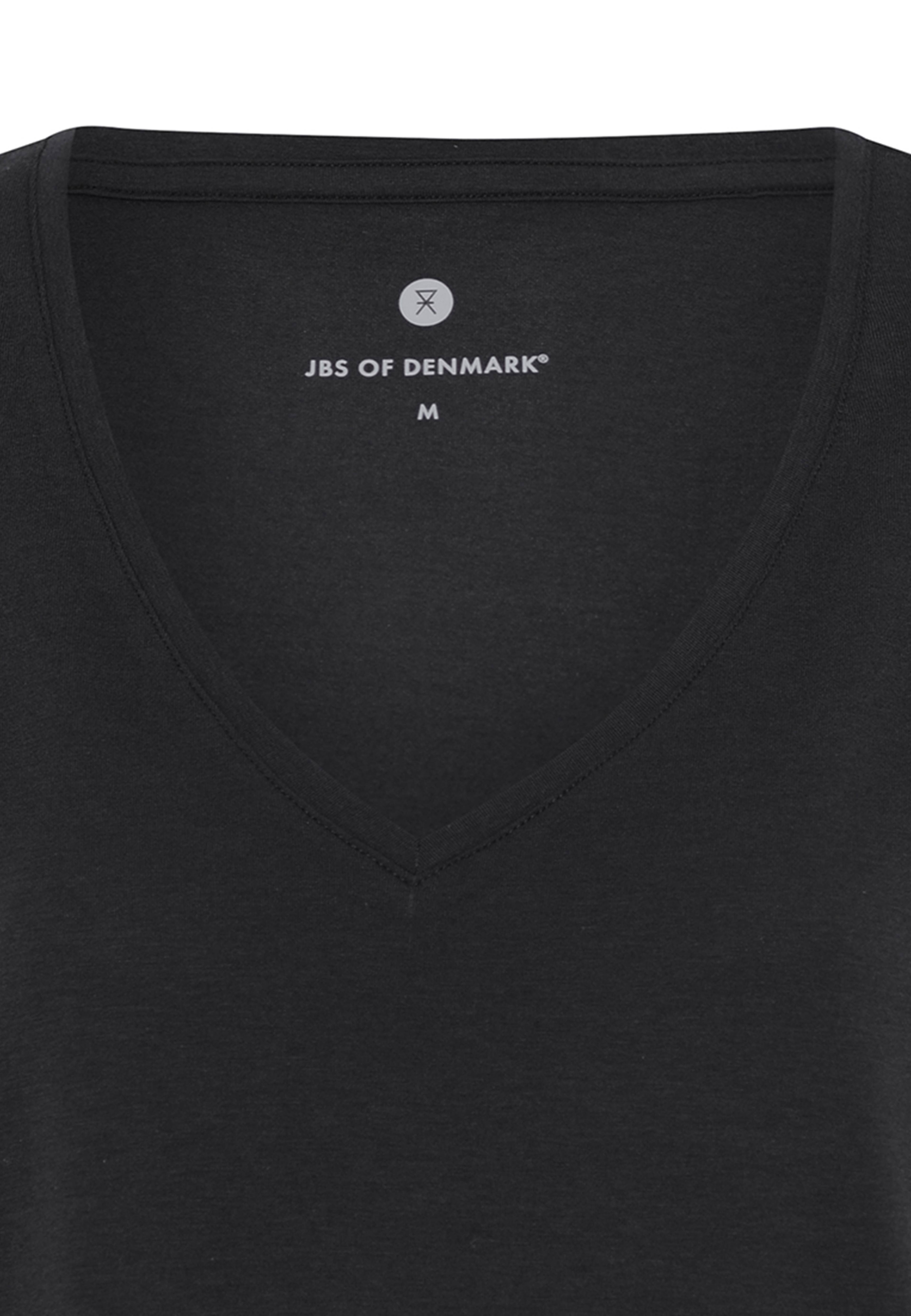 2-pack Bambu, T-shirt V-neck, Svart