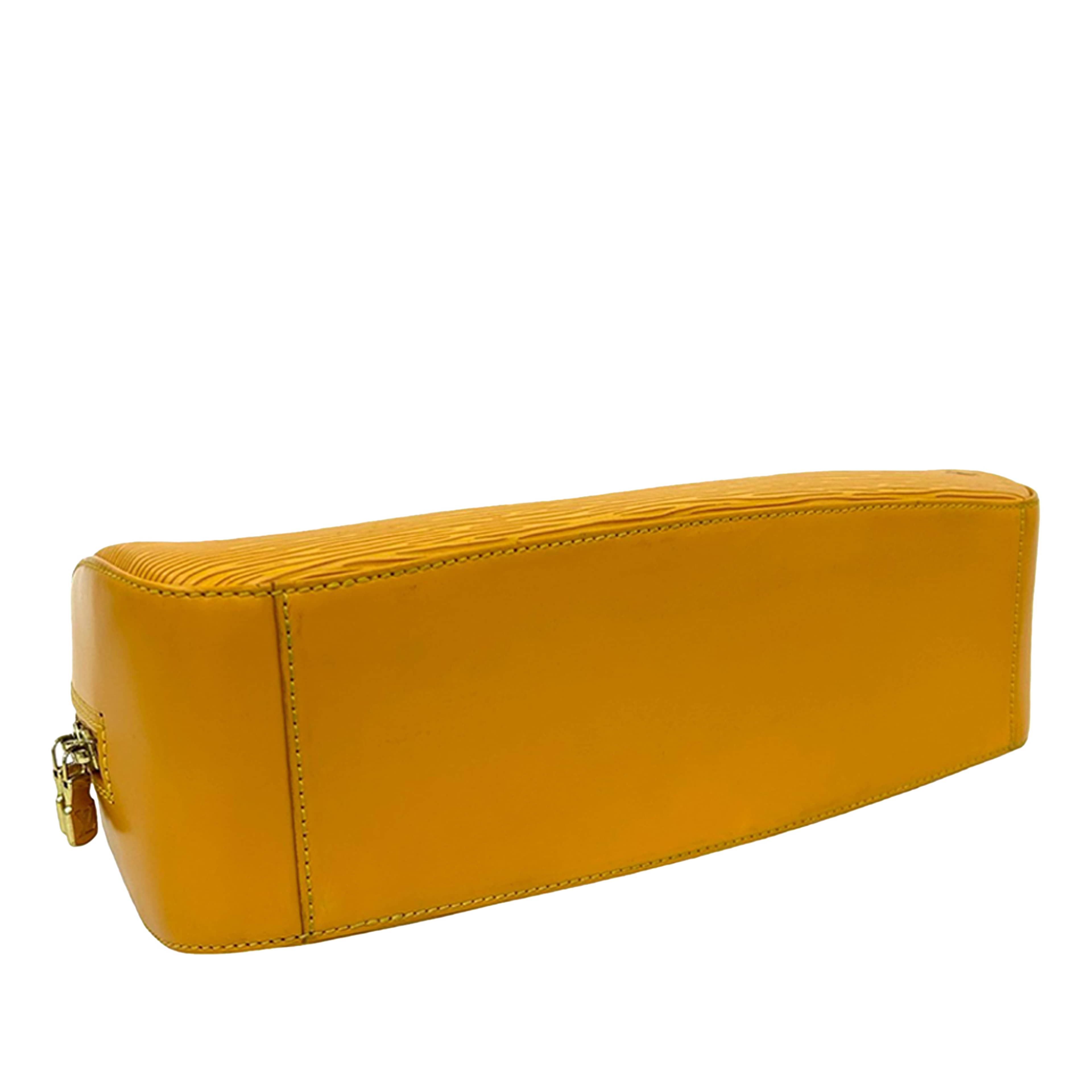Louis Vuitton Epi Jasmine, från Luxclusif, i färgen gul. Klicka för att öppna bilden i stort format