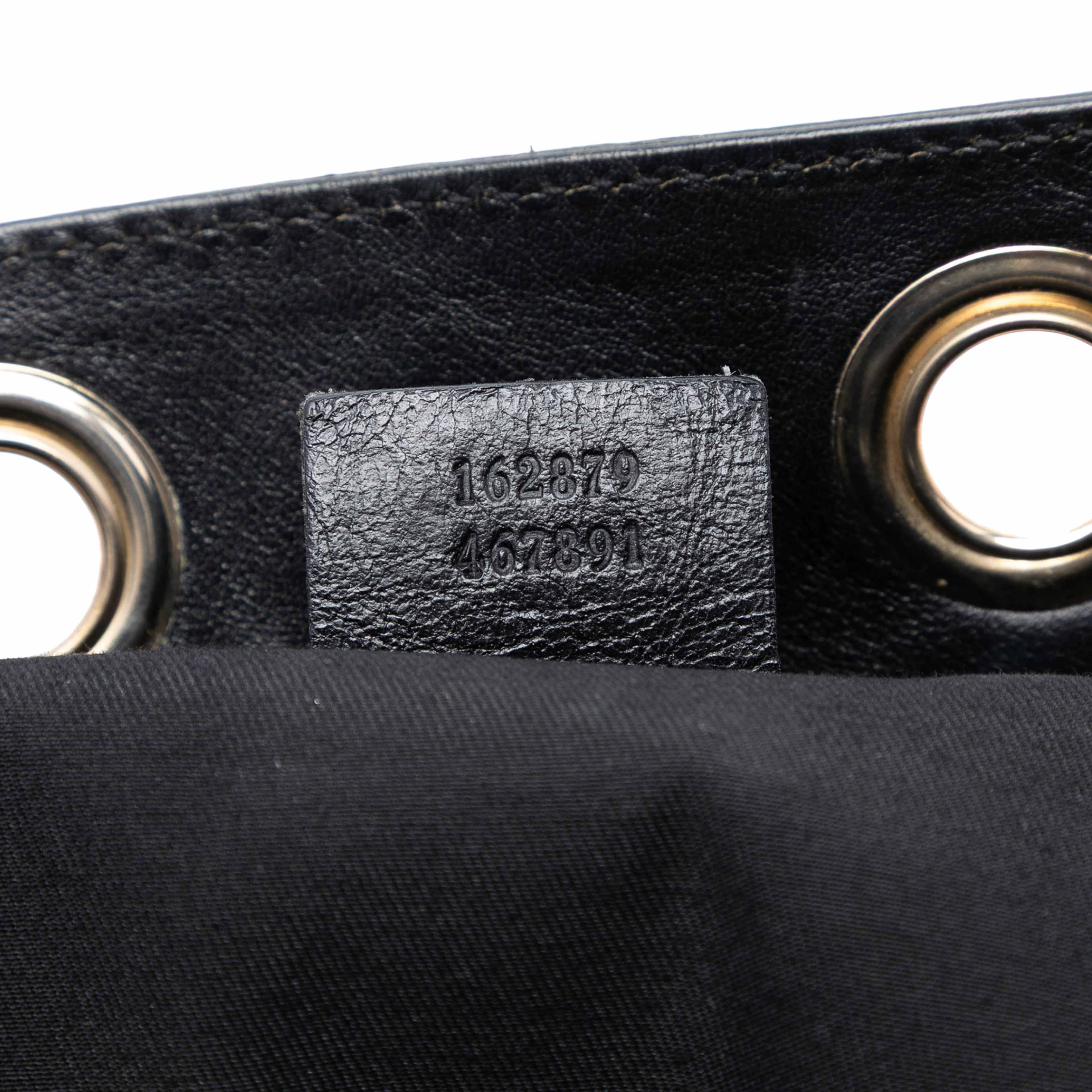 Gucci Medium Gg Canvas Positano Tote, från Luxclusif, i färgen black. Klicka för att öppna bilden i stort format