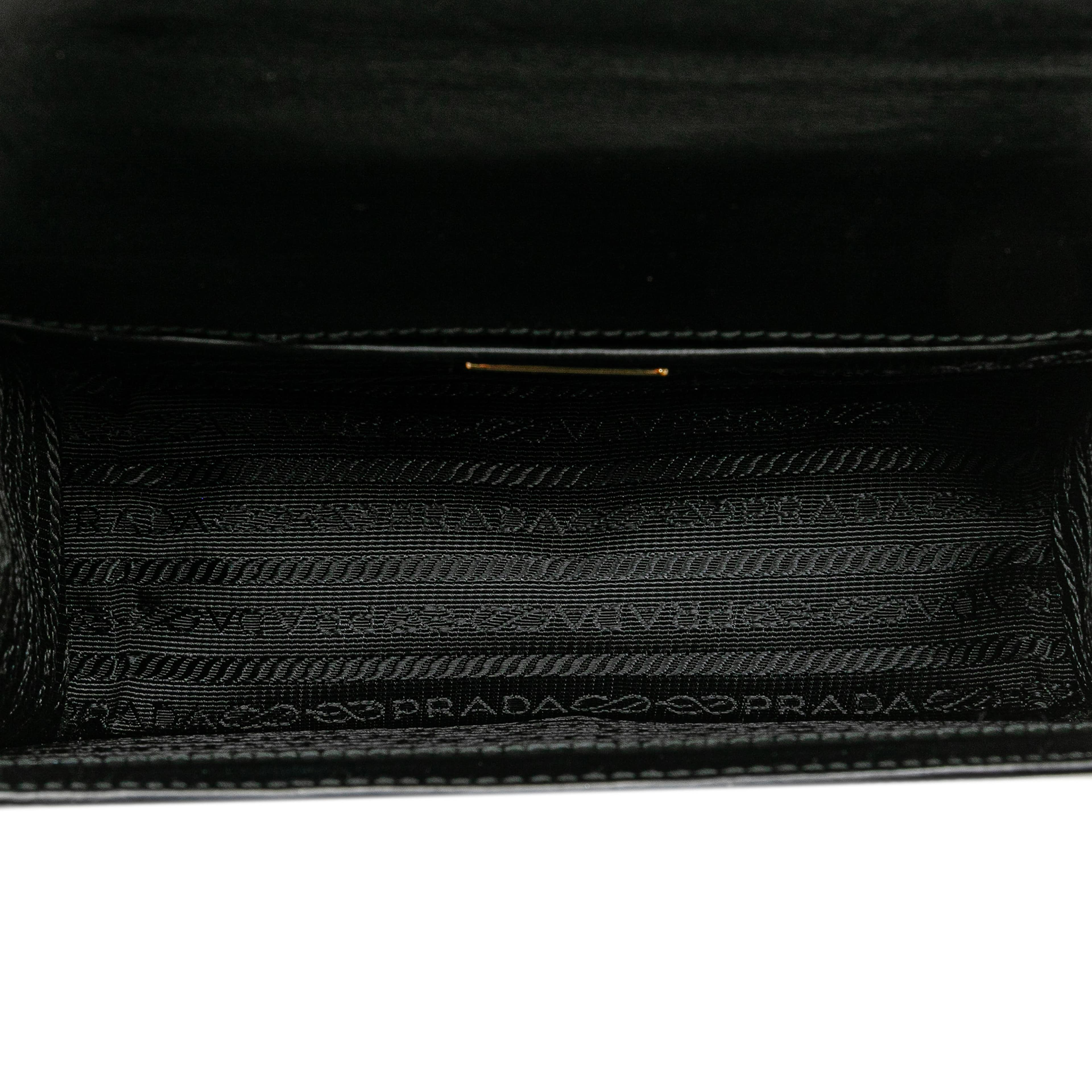 Prada Saffiano Lux Chain Crossbody