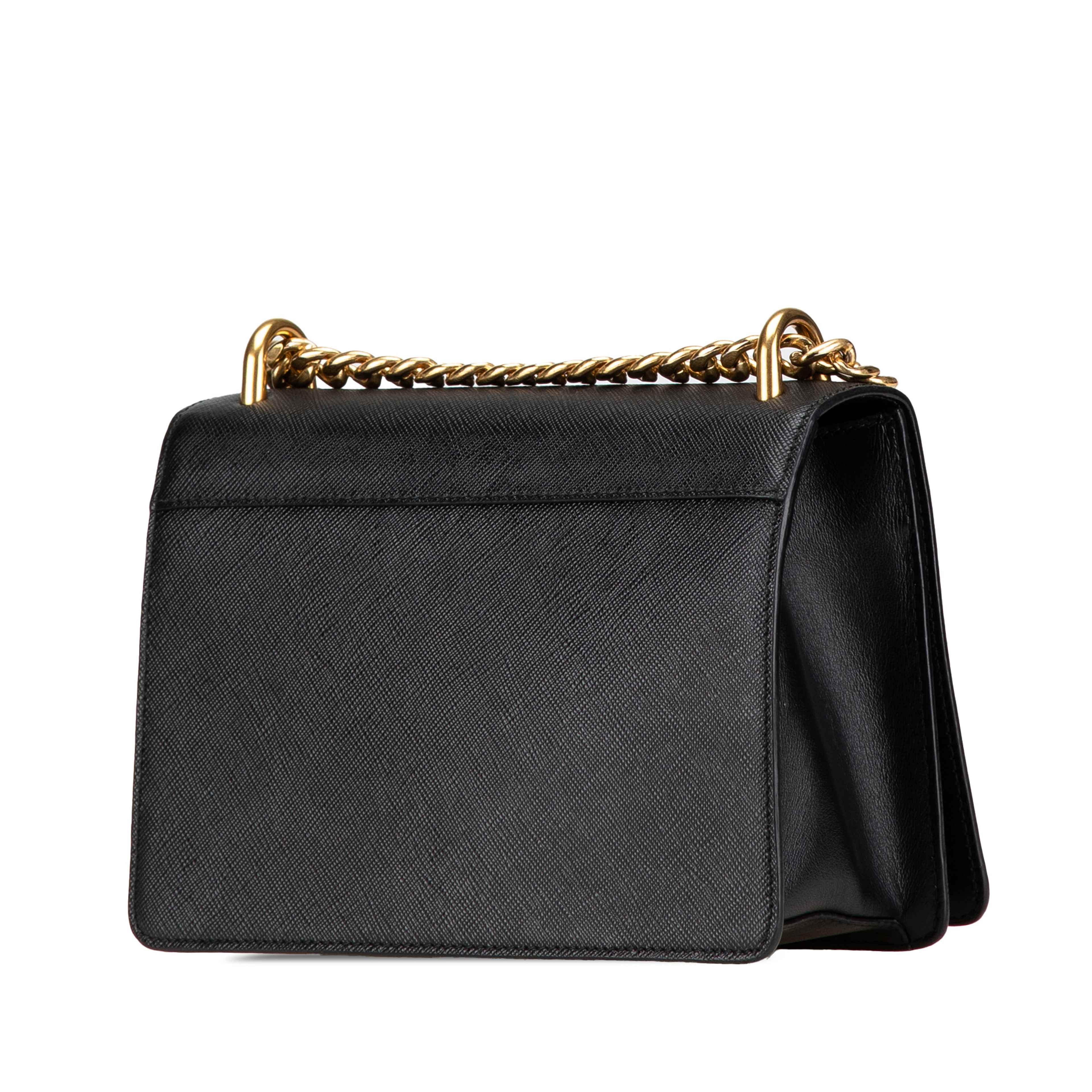 Prada Saffiano Lux Chain Crossbody