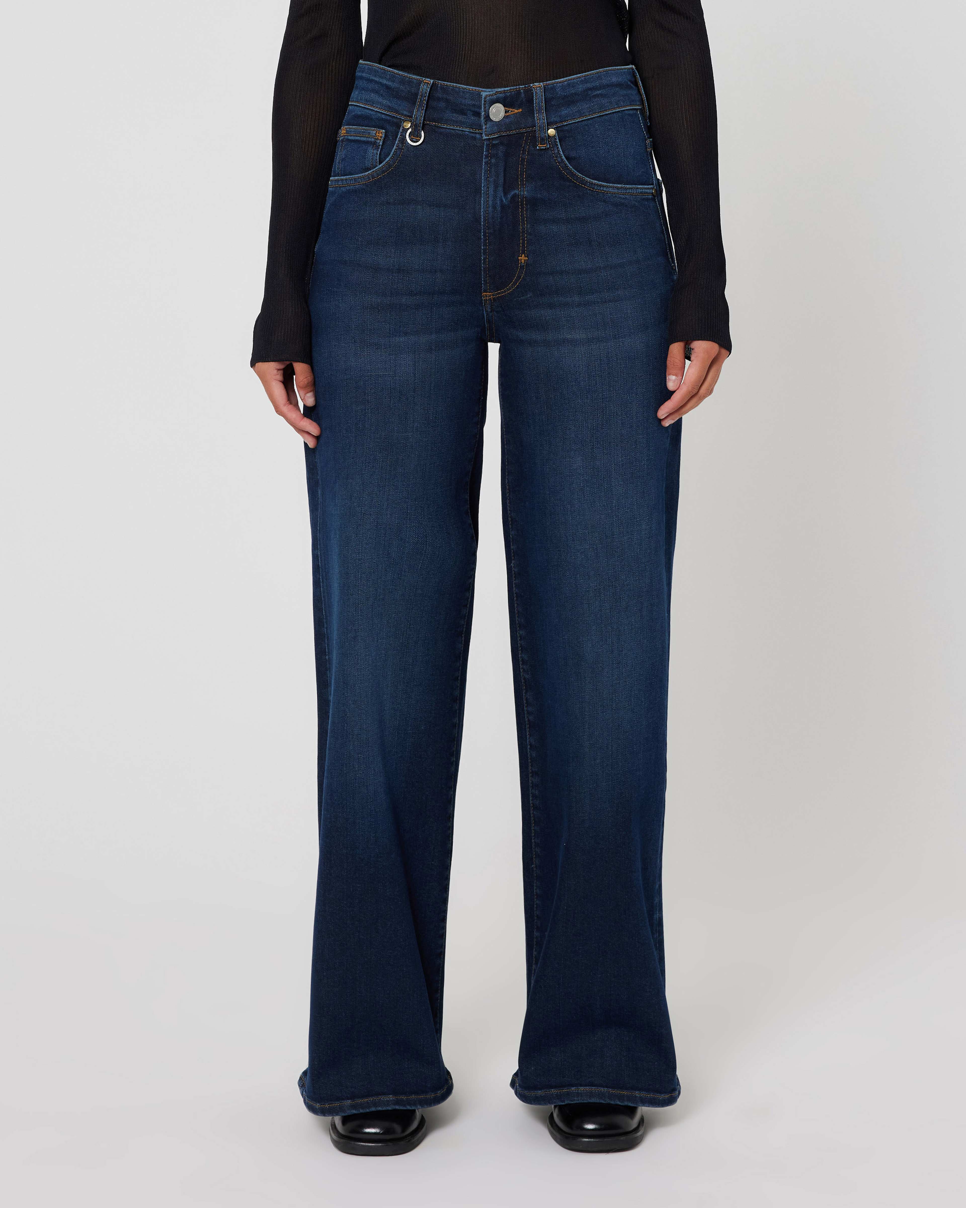 Eva Wide Dreamy Blue Indigo