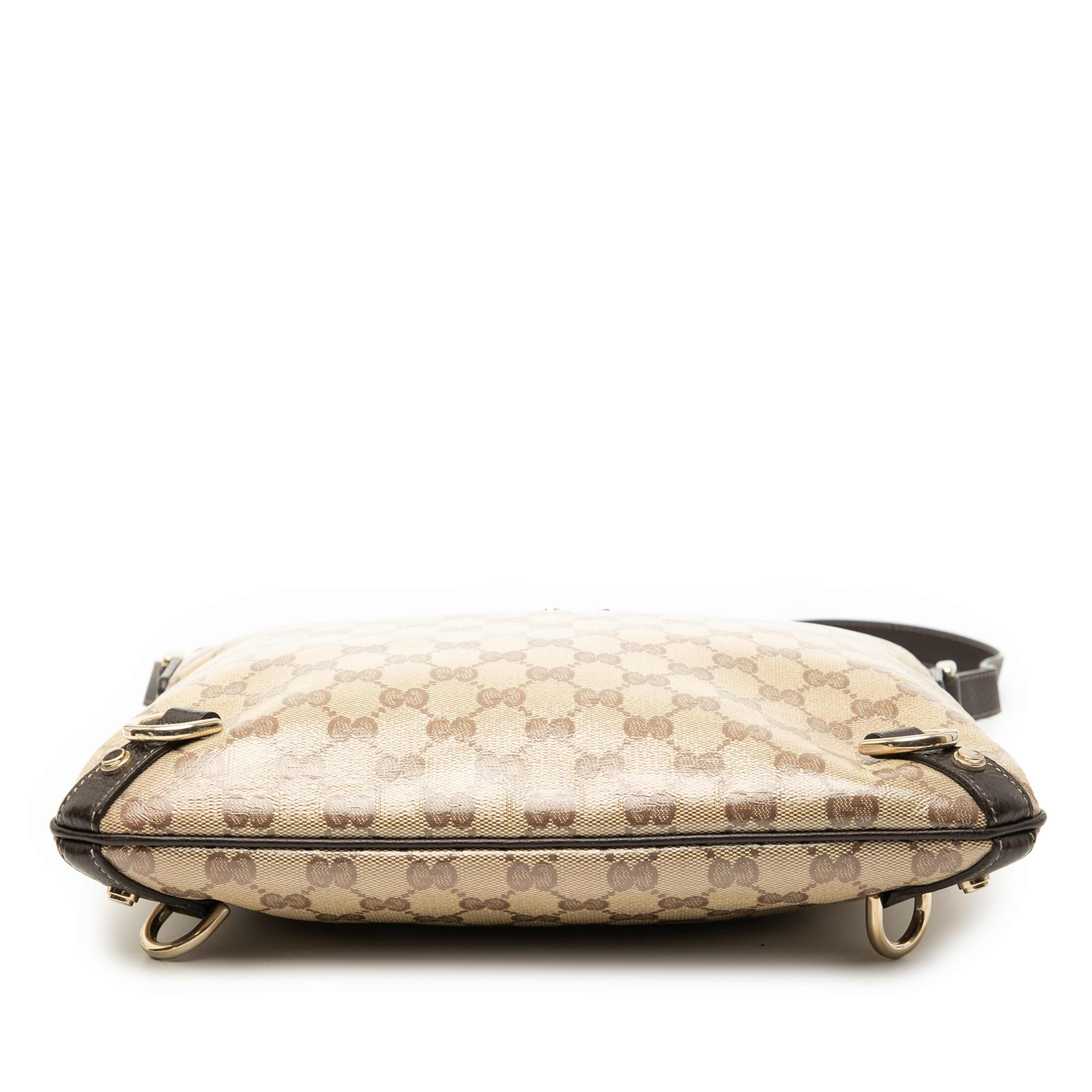 Gucci Gg Crystal Abbey D Ring Crossbody, från Luxclusif, i färgen brown. Klicka för att öppna bilden i stort format