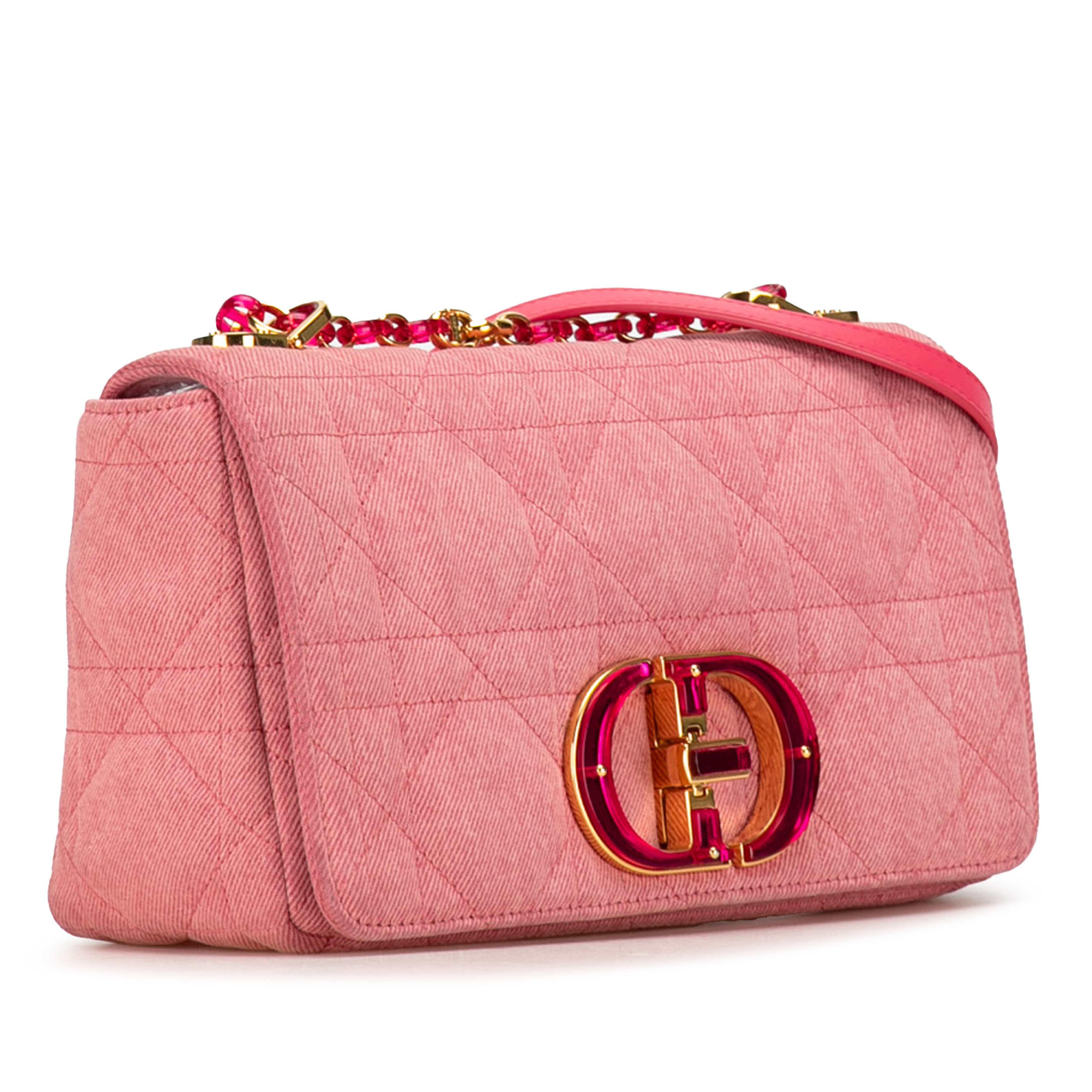 Dior Medium Denim Macrocannage Caro Bag