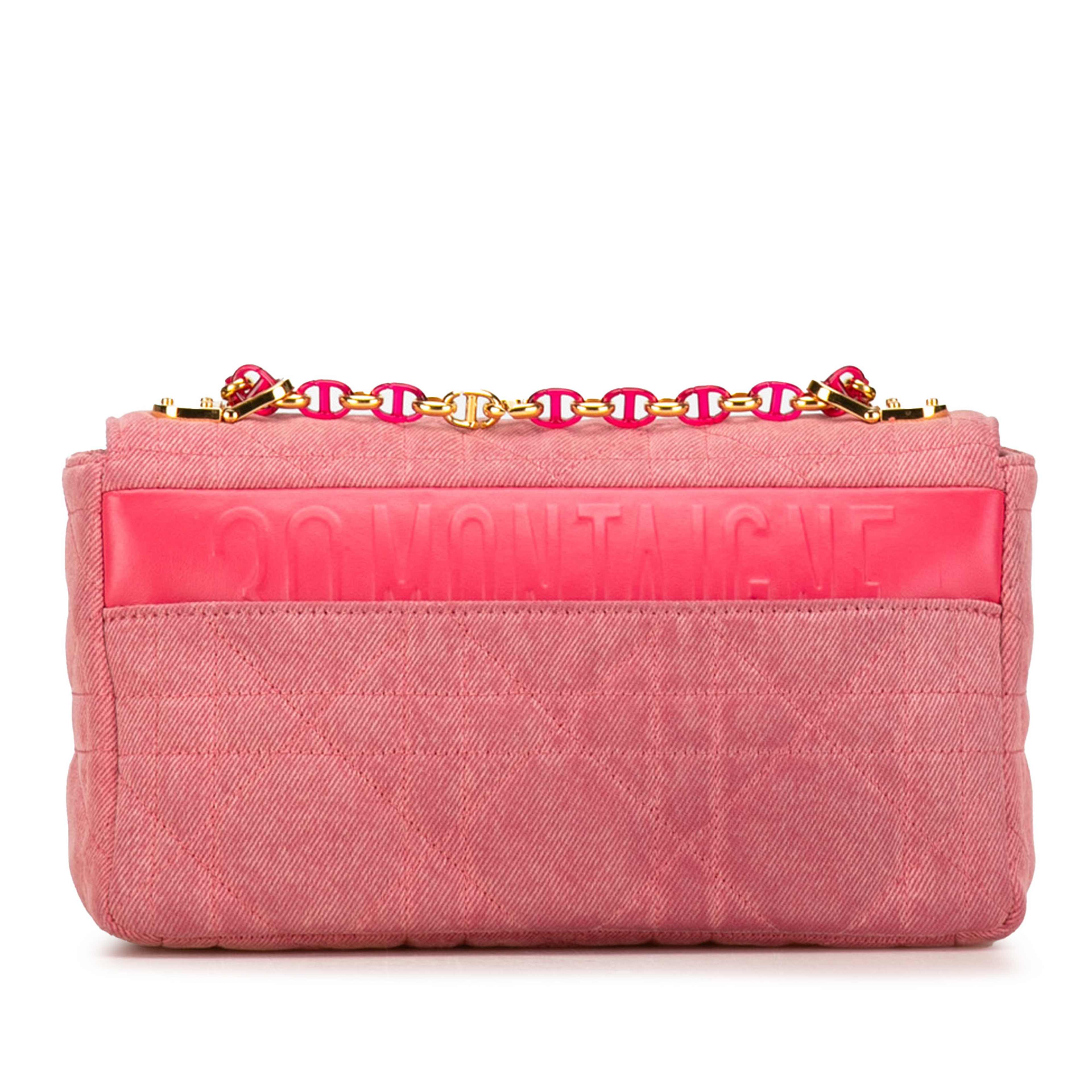 Dior Medium Denim Macrocannage Caro Bag