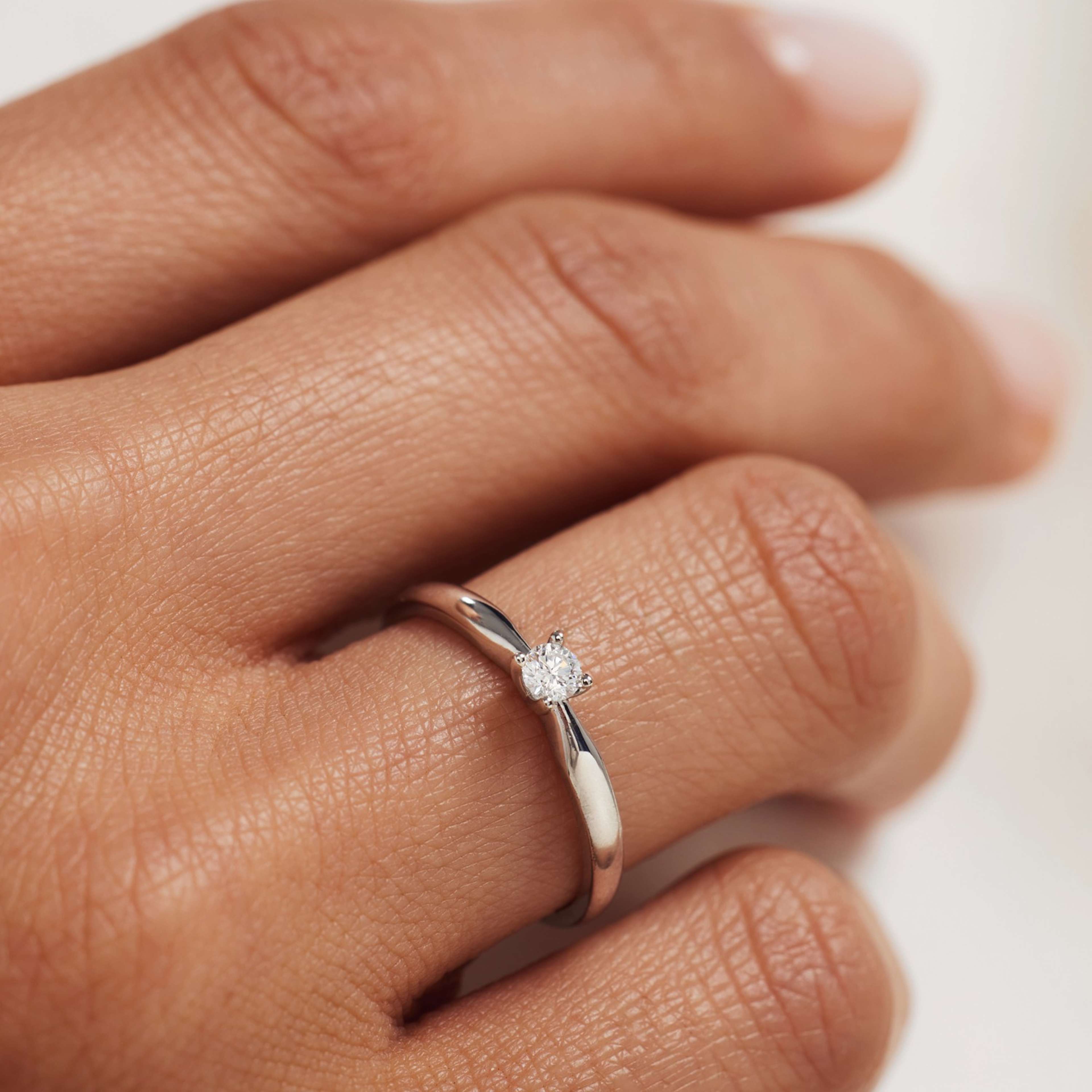 De La Paix Vitt Guld Ring