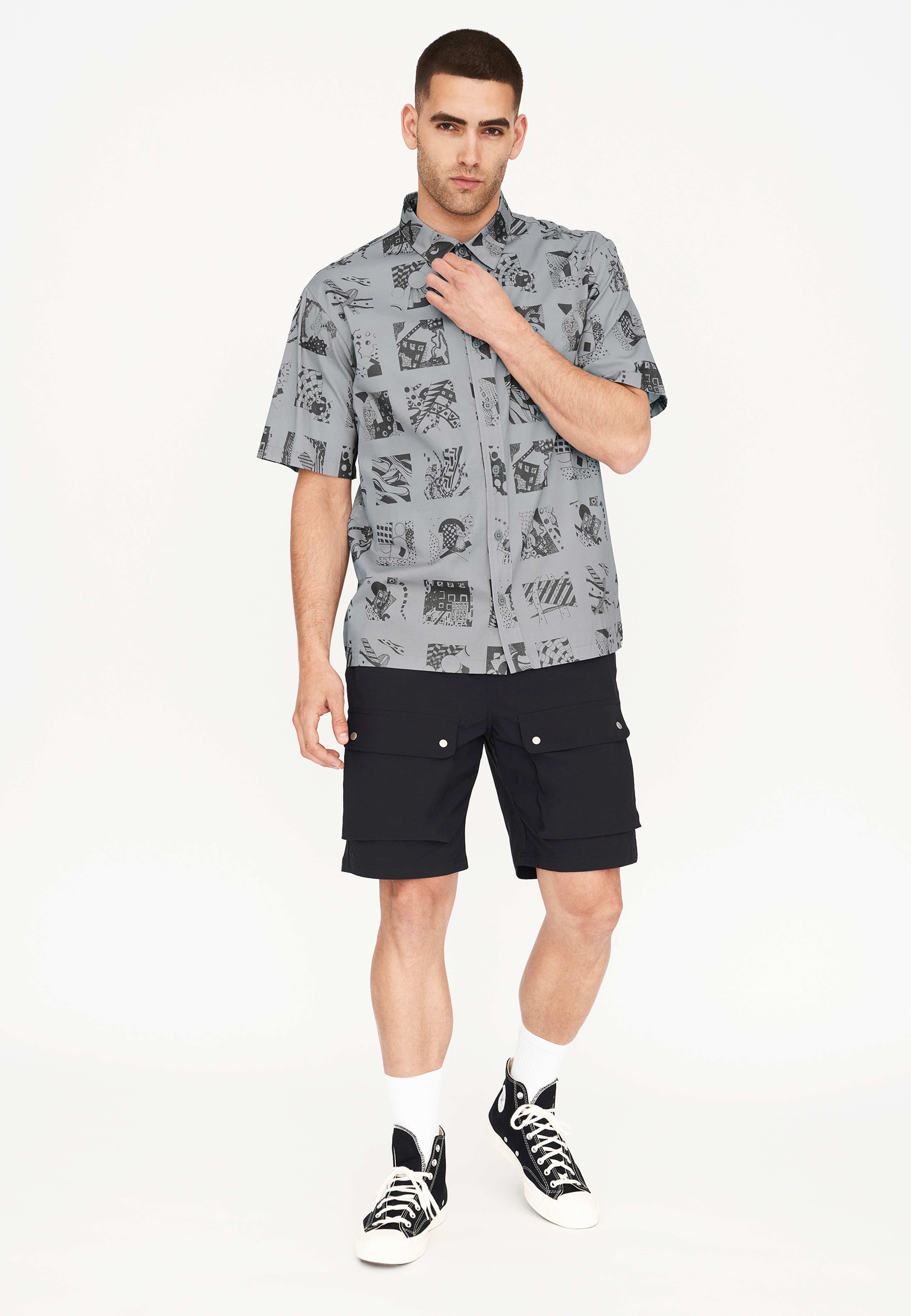 Bron Shirt Kortärmad 100% Bomull