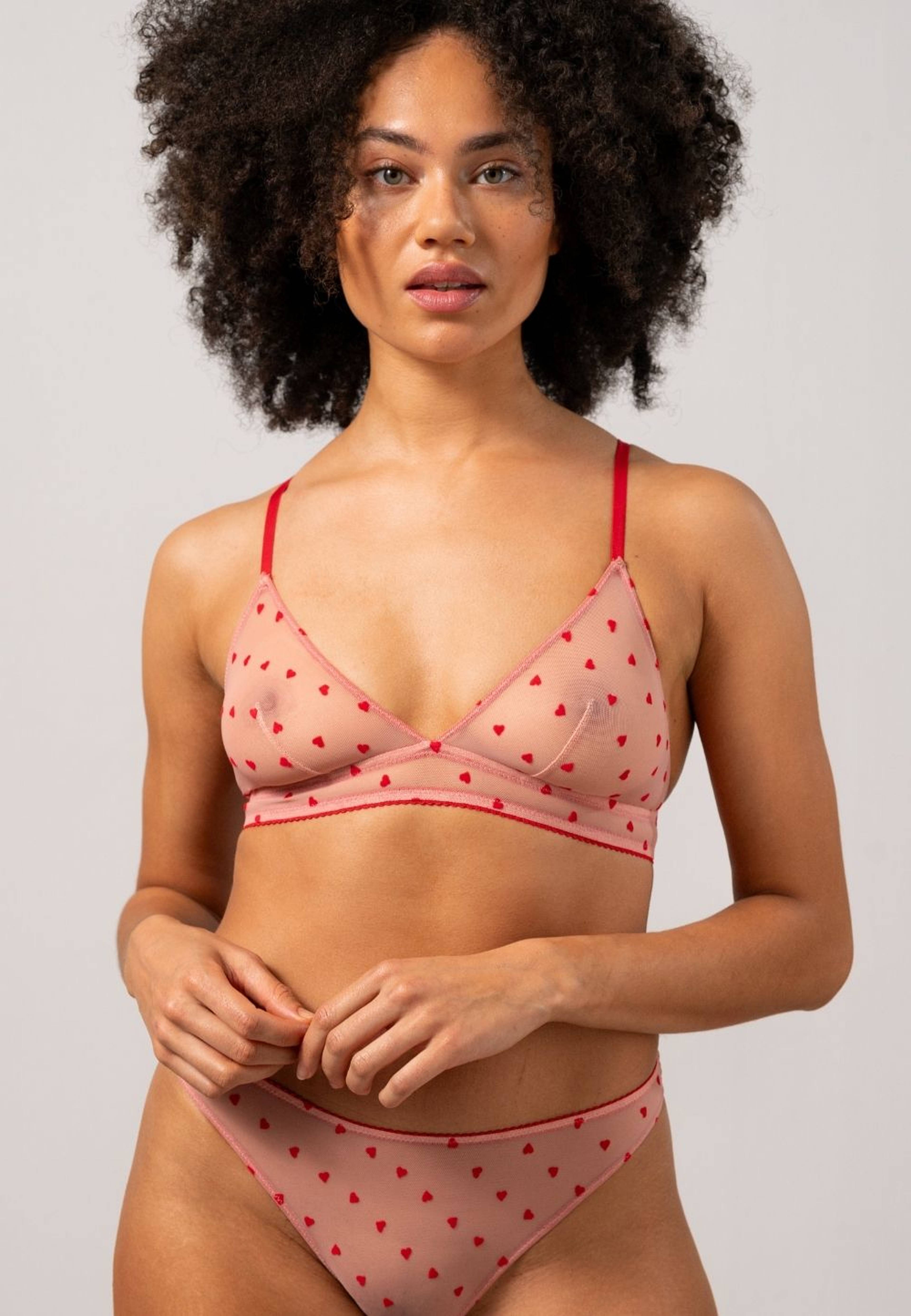 Mesh Triangle Bralette