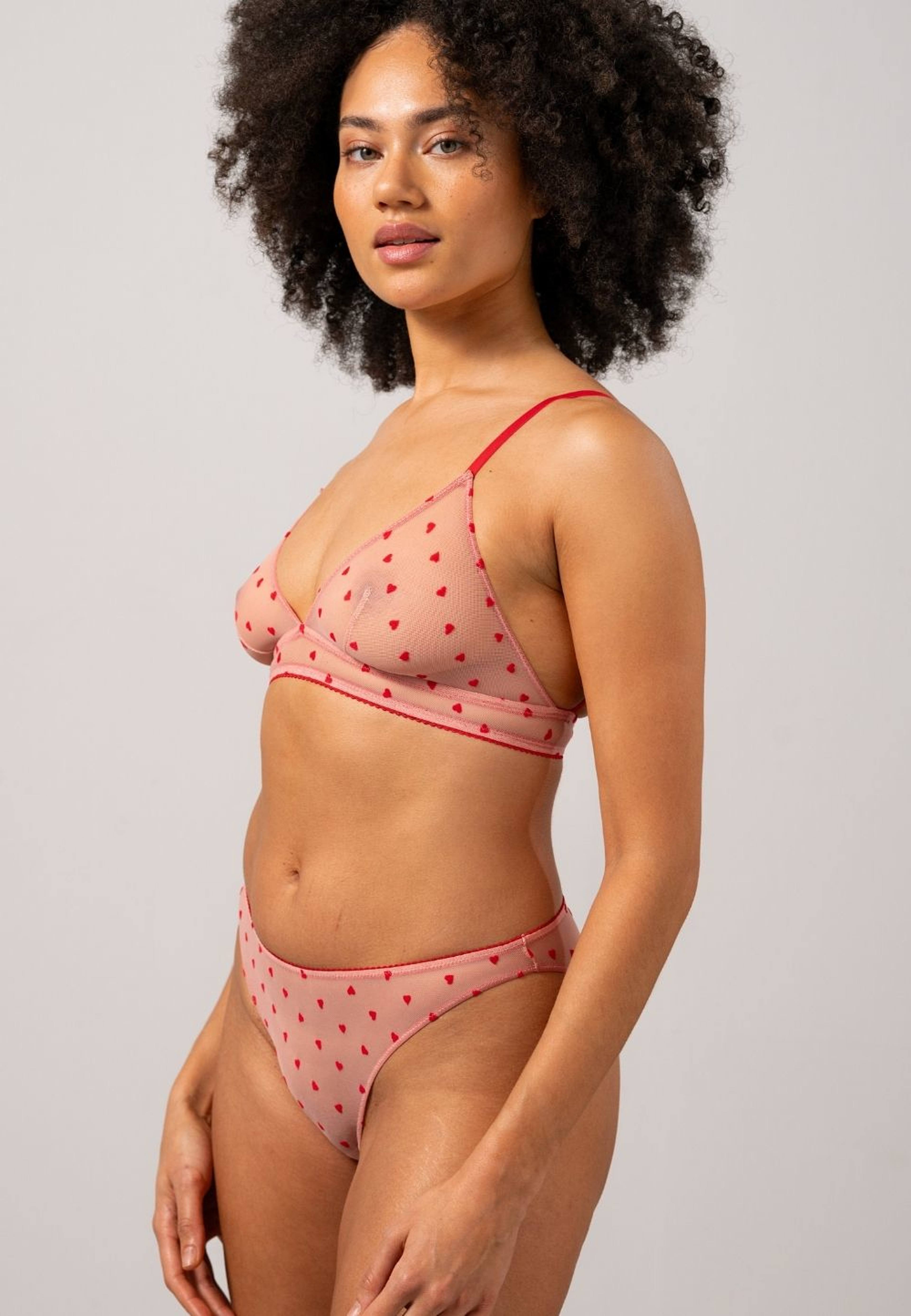Mesh Triangle Bralette