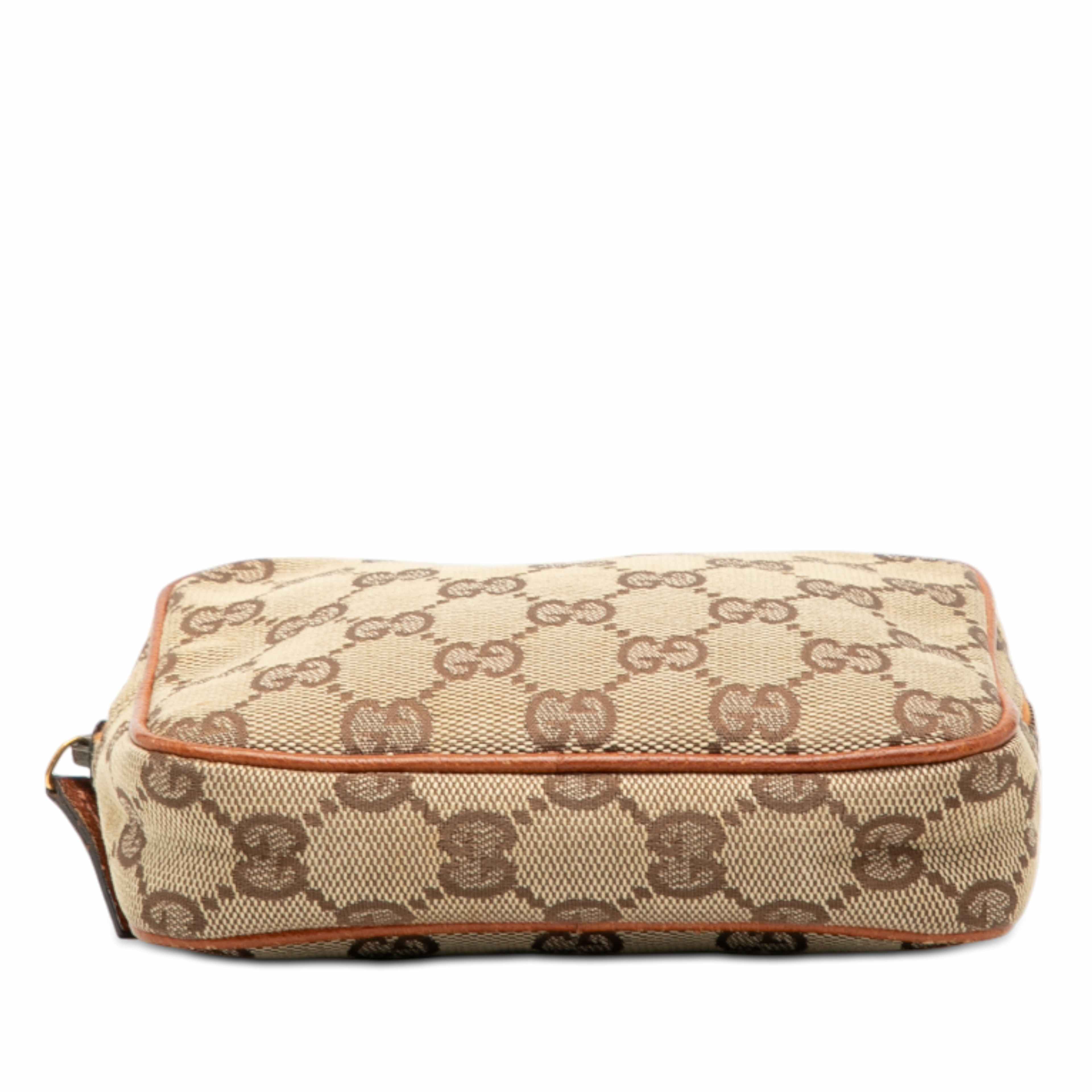 Gucci Gg Canvas Crossbody, från Luxclusif, i färgen beige. Klicka för att öppna bilden i stort format