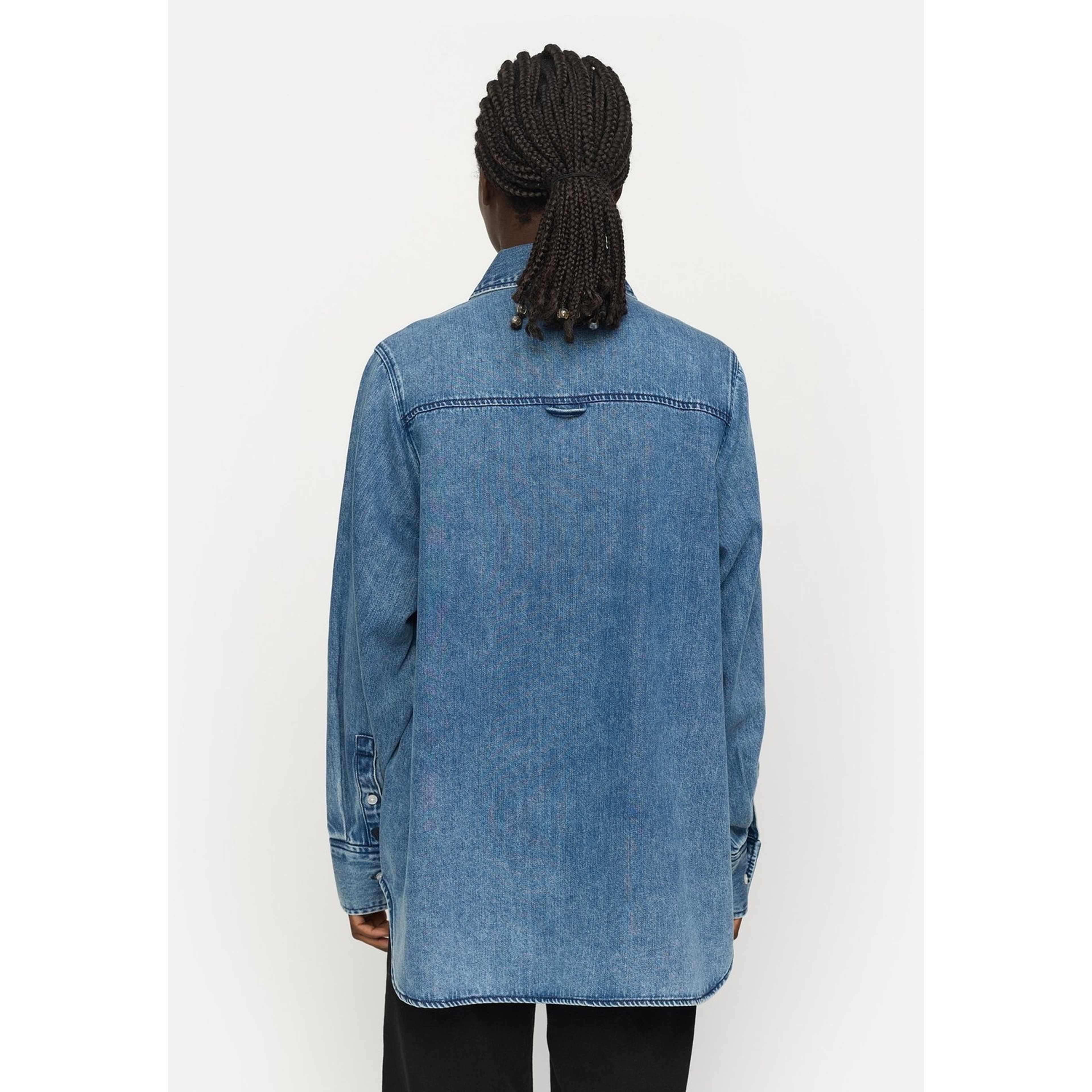 Srkeira Shirt - Dark Blue Denim