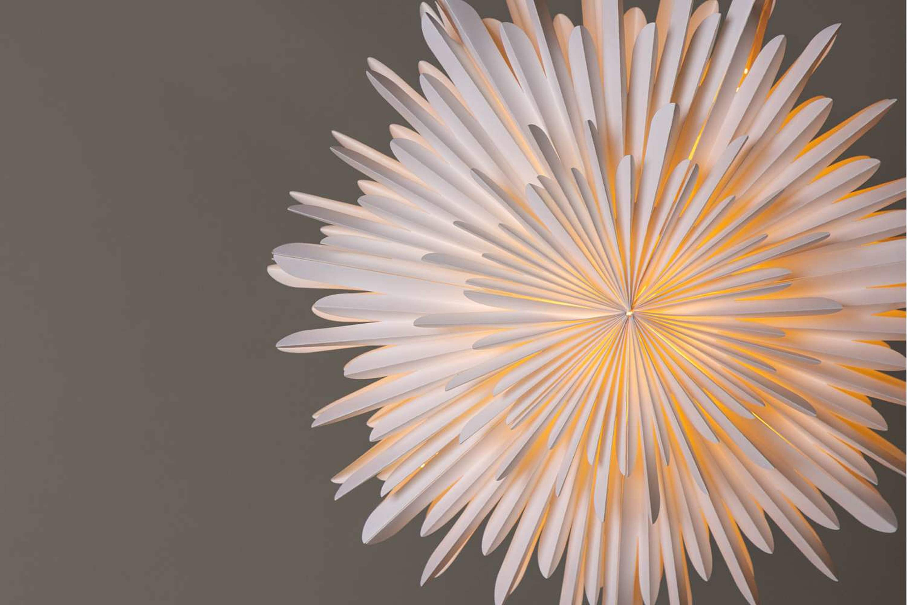 Sälen Adventsstjärna, från Venture Home, i färgen white. Klicka för att öppna bilden i stort format