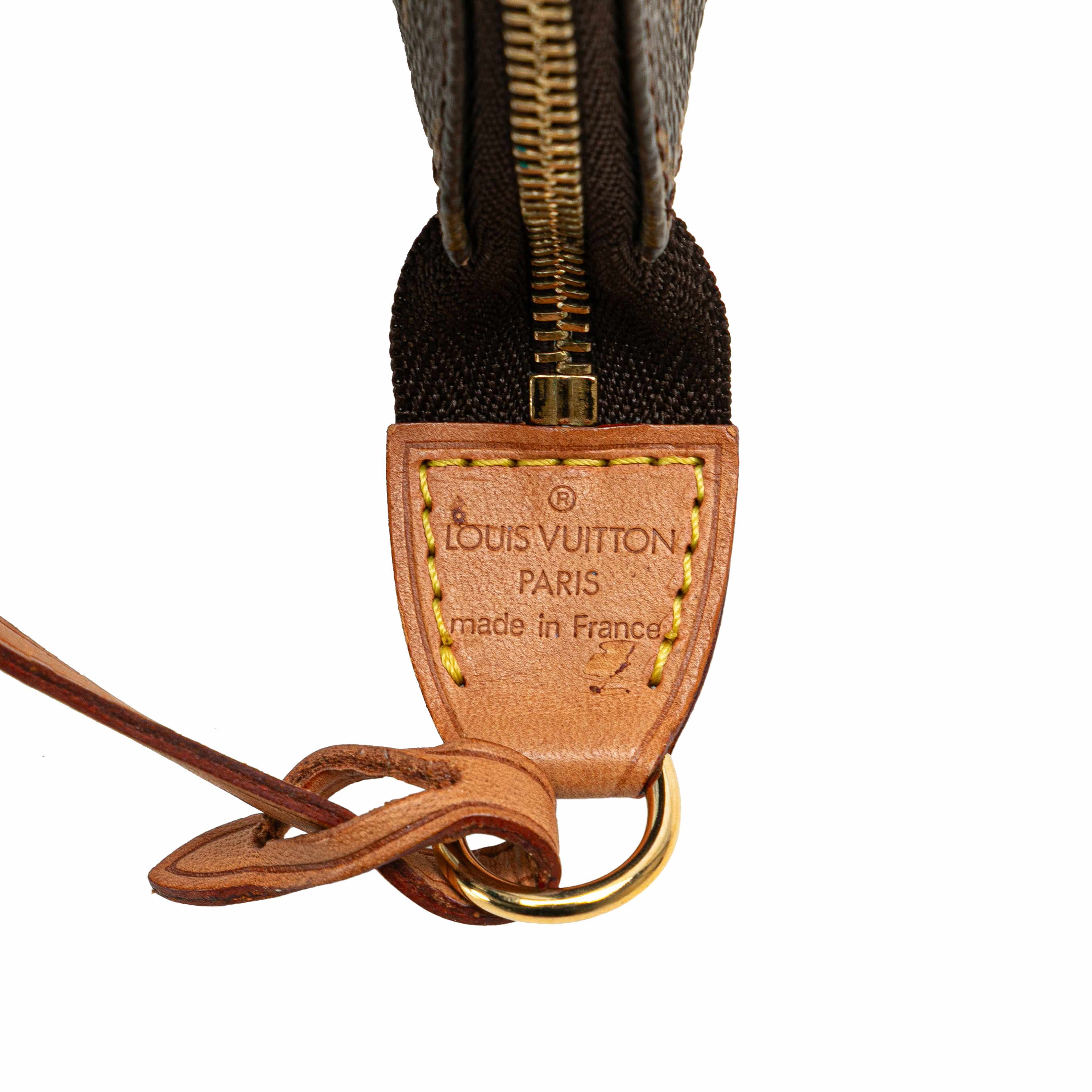 Louis Vuitton Monogram Pochette Accessoires, från Luxclusif, i färgen brown. Klicka för att öppna bilden i stort format