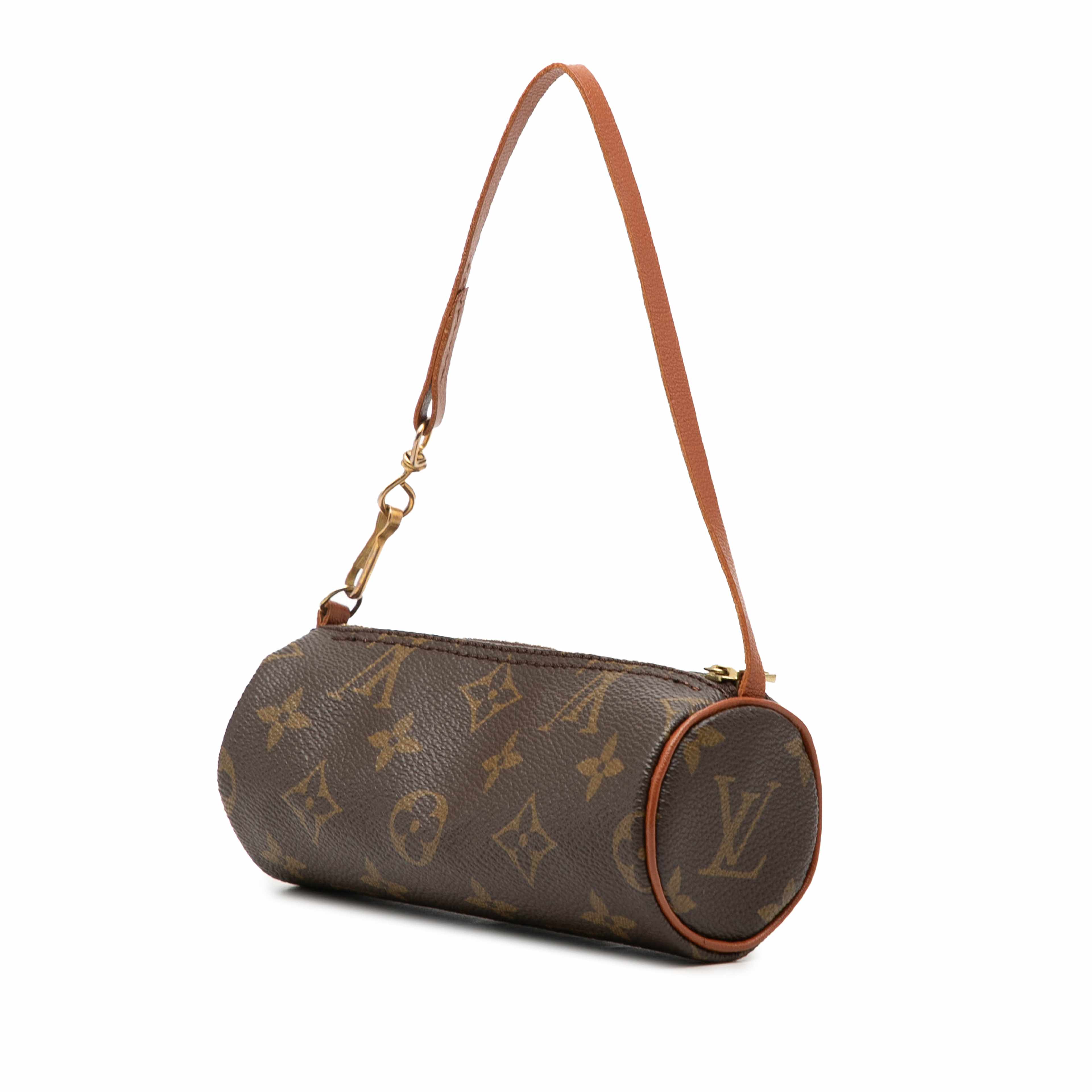 Louis Vuitton Monogram Papillon Pochette, från Luxclusif, i färgen brown. Klicka för att öppna bilden i stort format