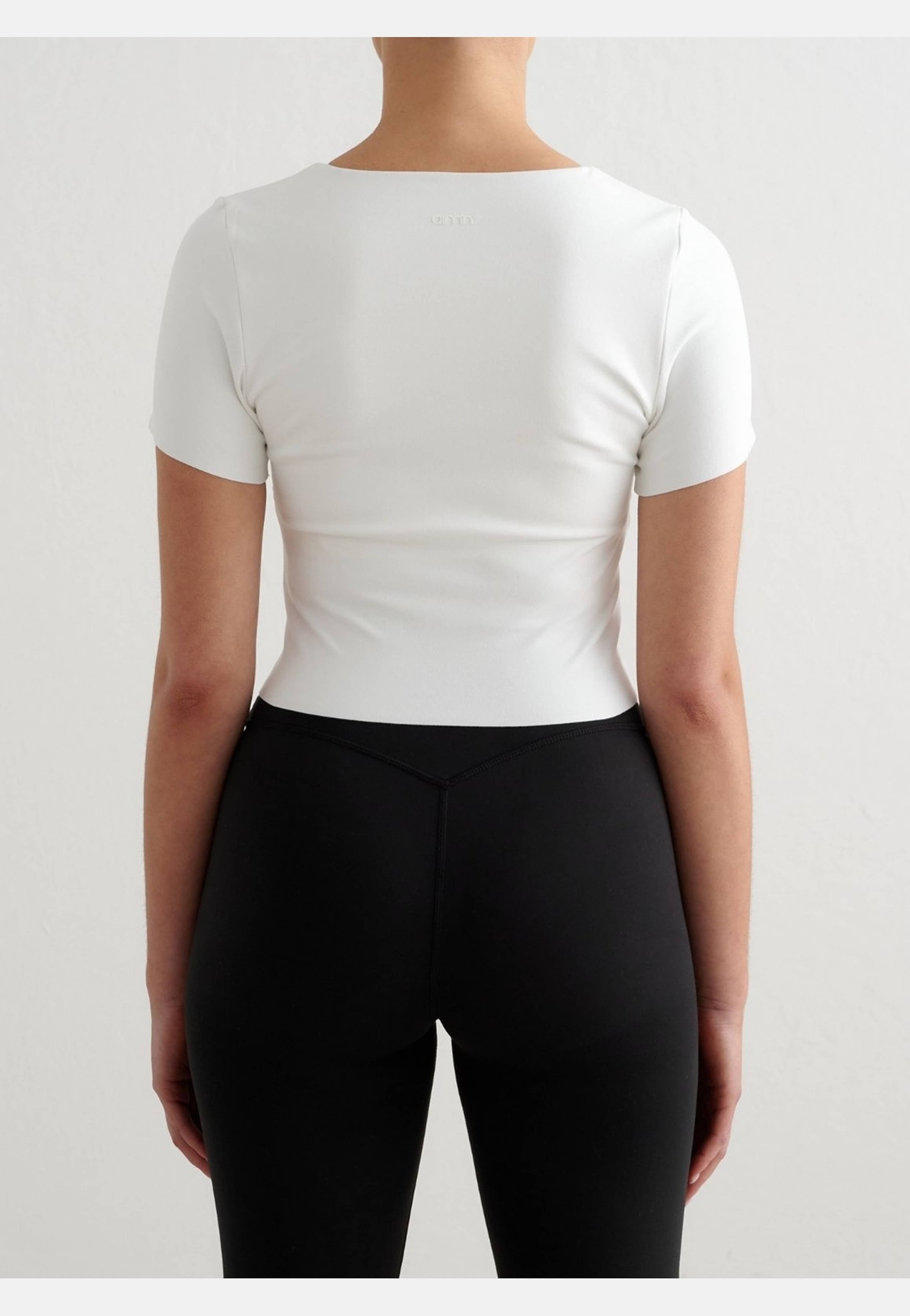 White Sense Short Sleeve Bralette