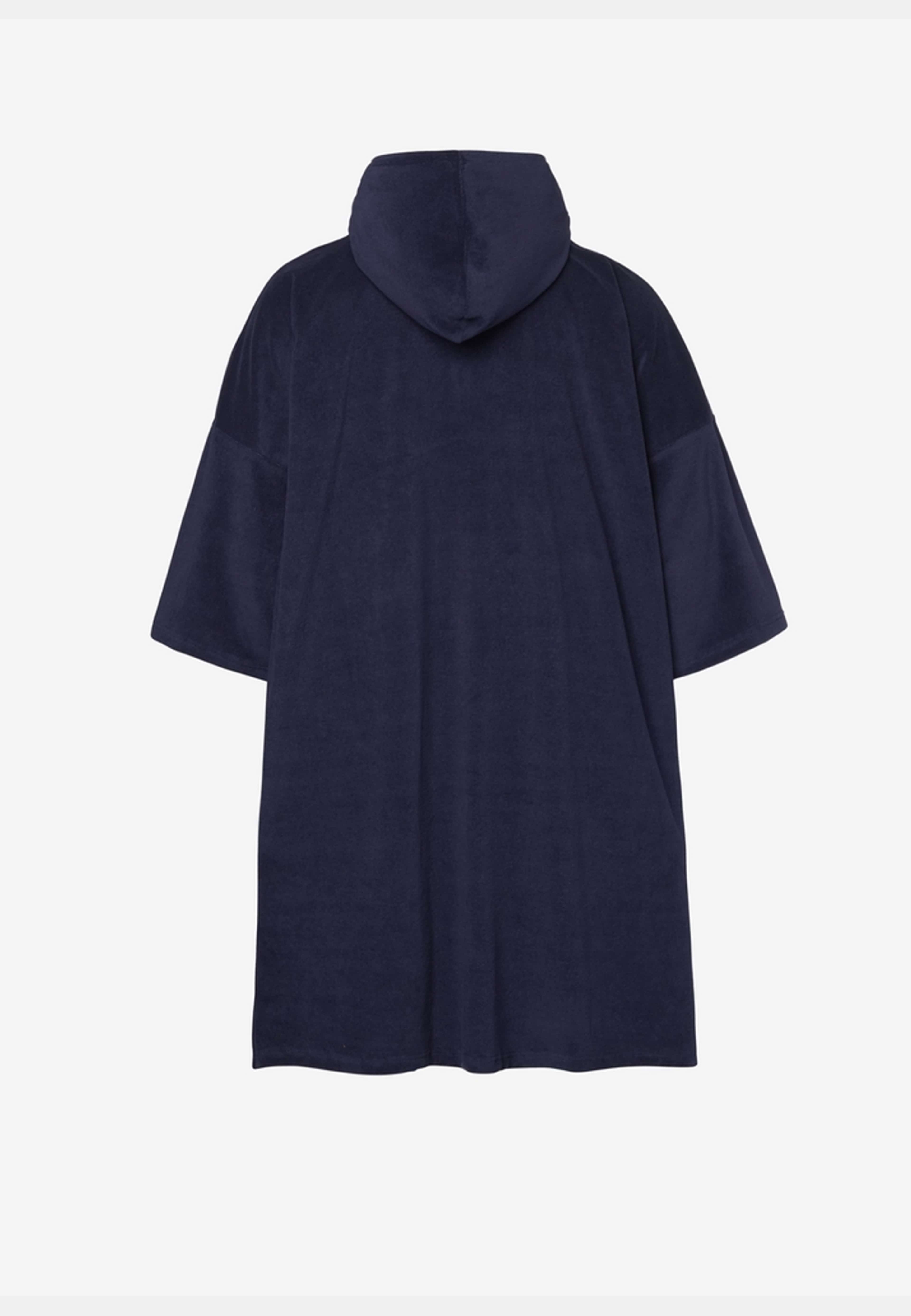 Frotteponcho Marinbl, från emmamalena, i färgen marinbl. Klicka för att öppna bilden i stort format
