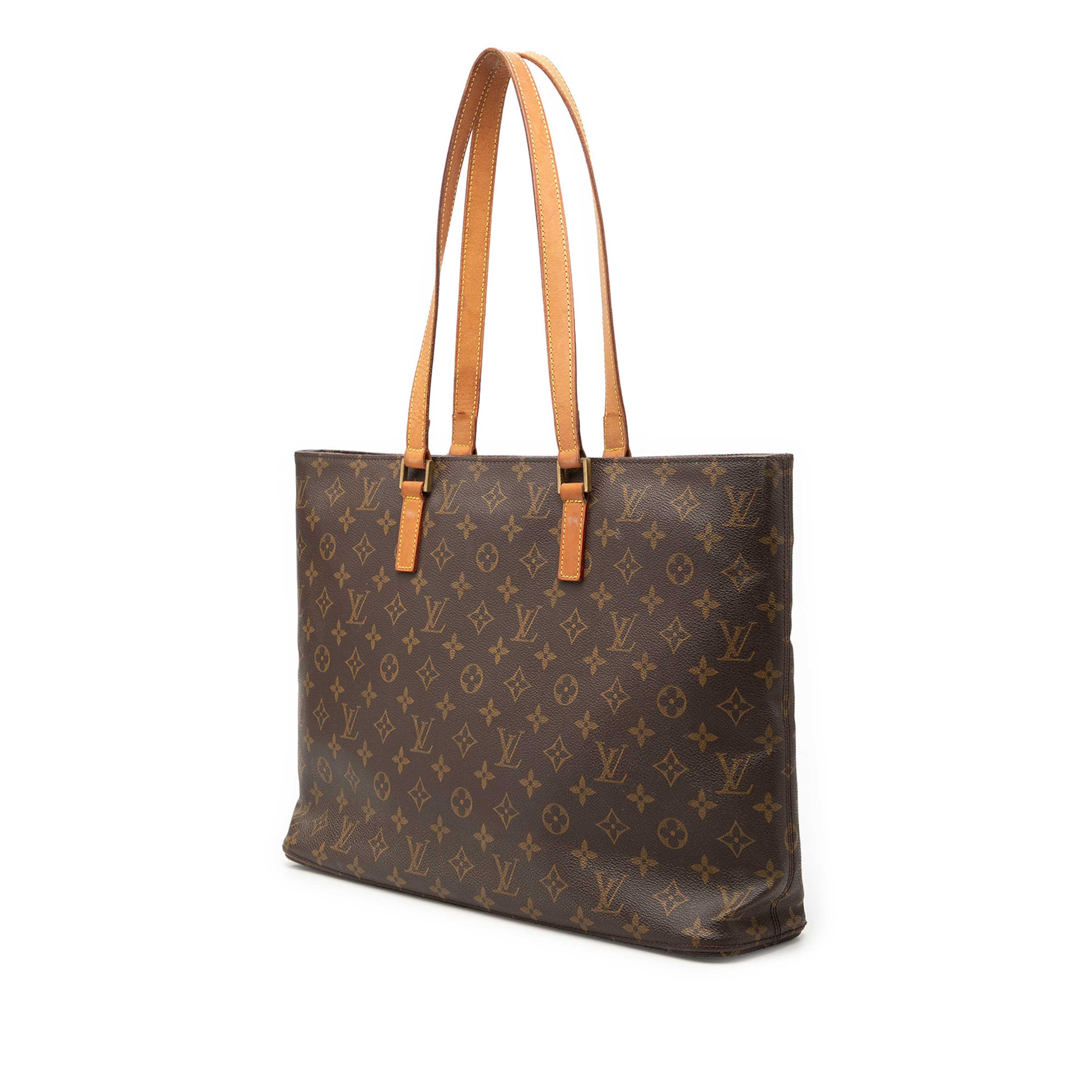 Louis Vuitton Monogram Luco, från Luxclusif, i färgen brun. Klicka för att öppna bilden i stort format