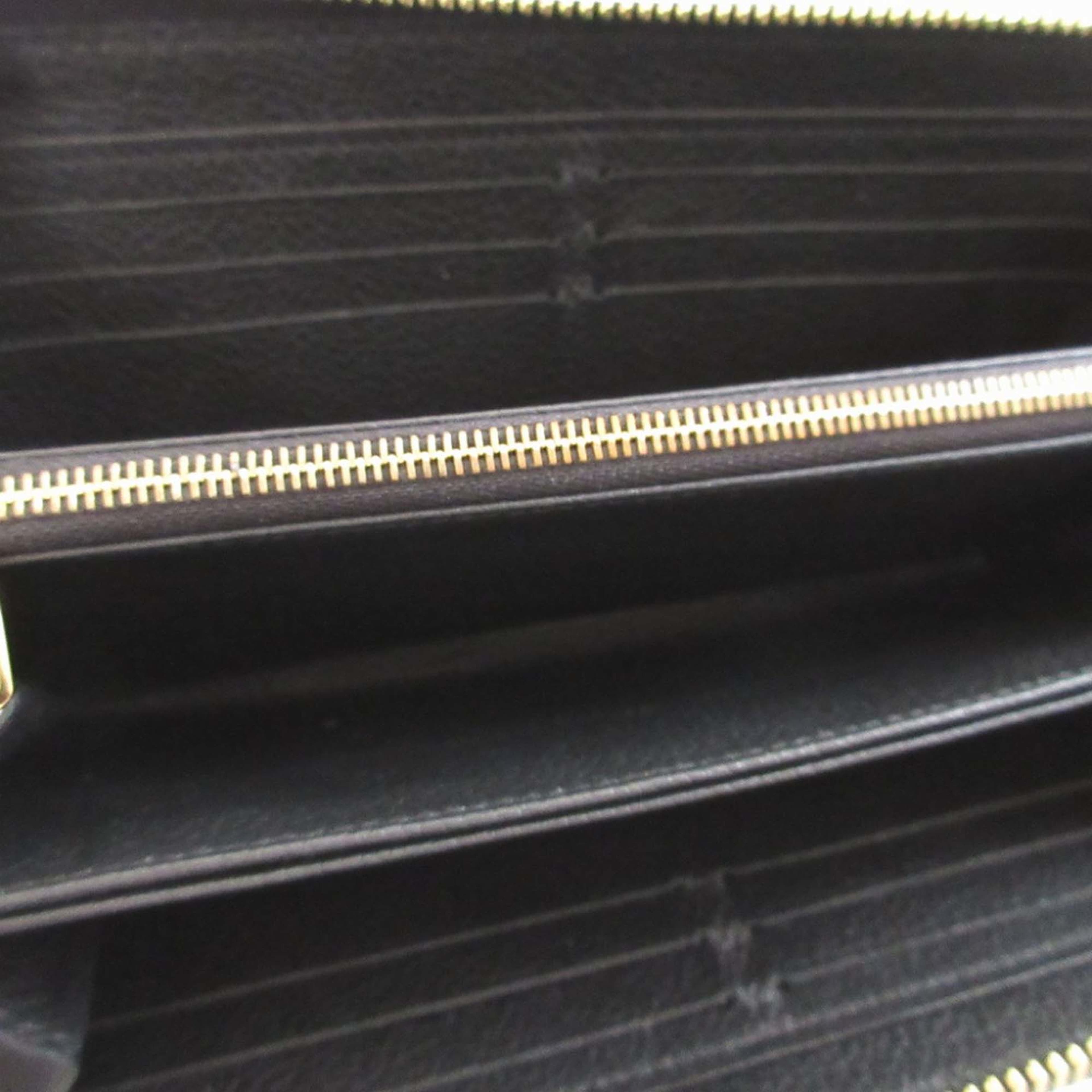 Louis Vuitton Monogram Empreinte Zippy Long Wallet, från Luxclusif, i färgen svart. Klicka för att öppna bilden i stort format