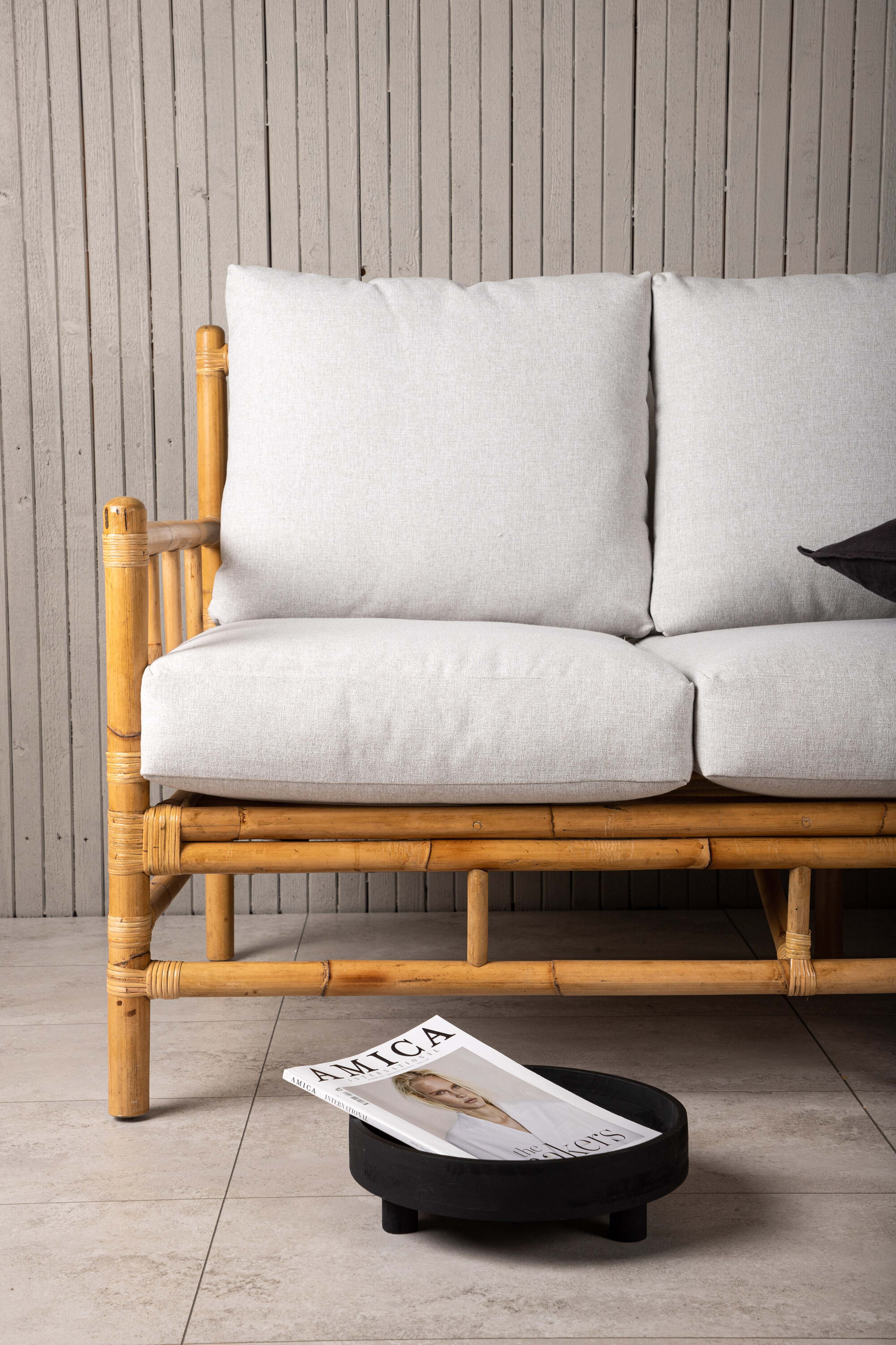 Cane 3-sits Soffa