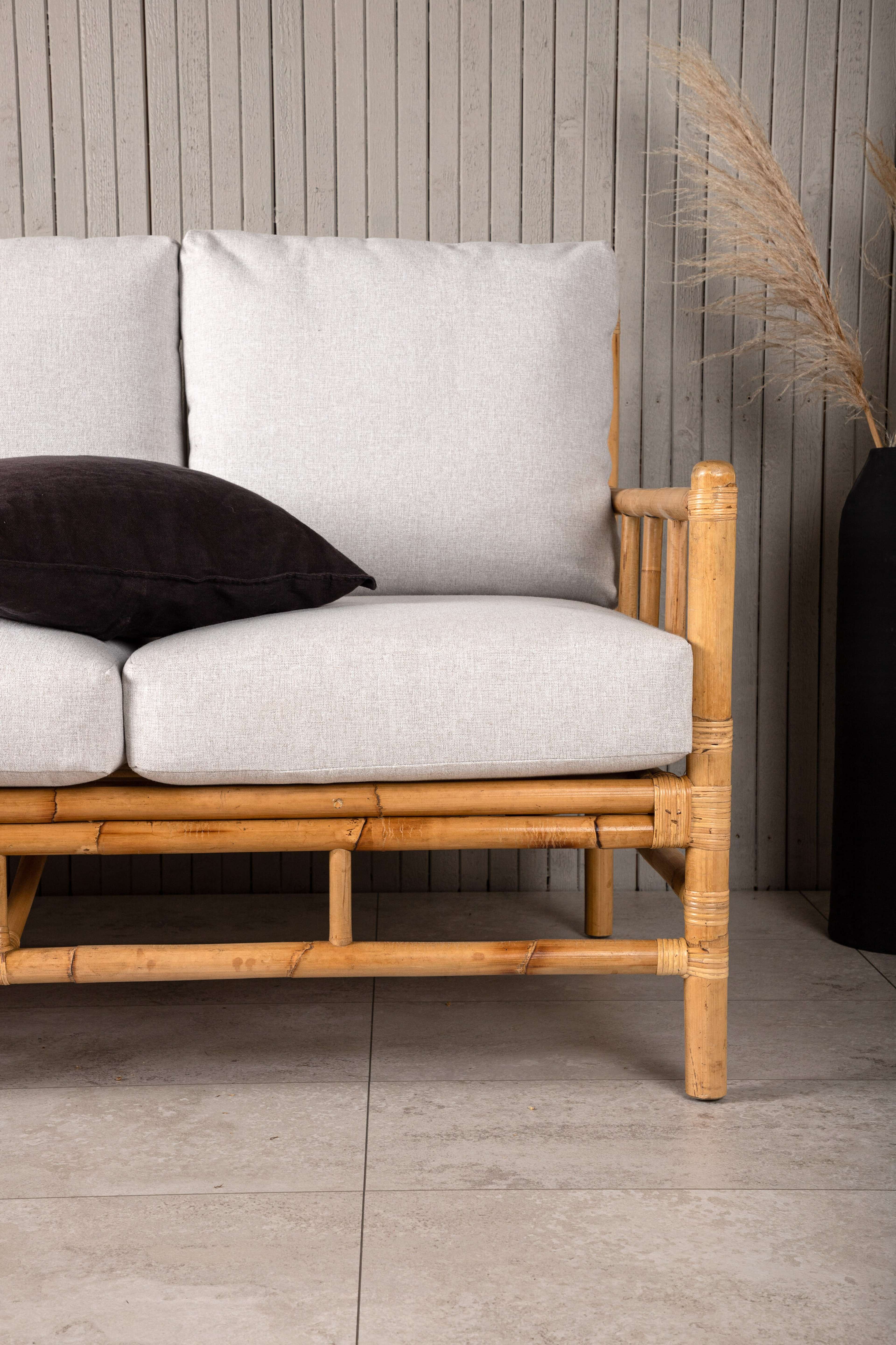 Cane 3-sits Soffa