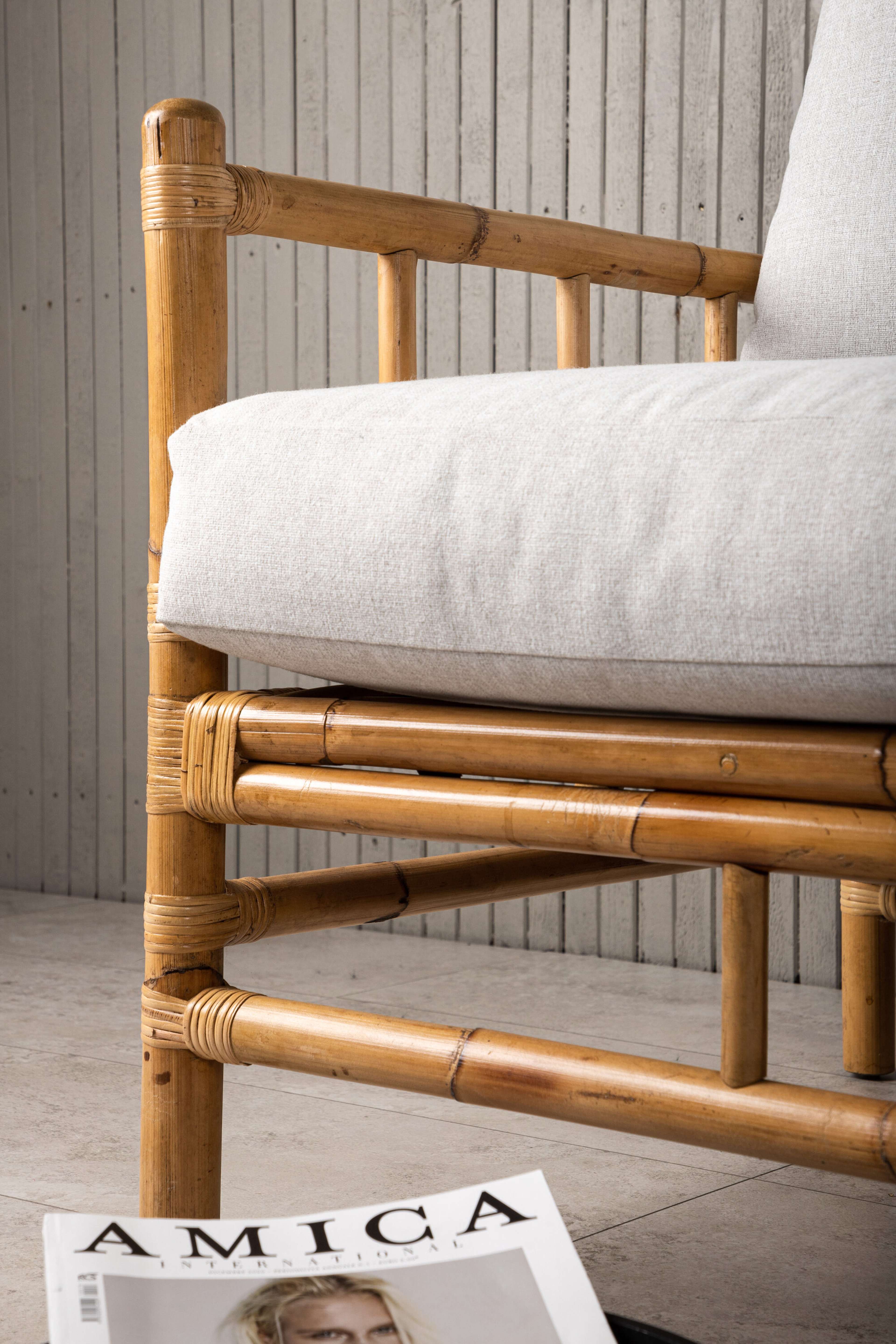 Cane 3-sits Soffa